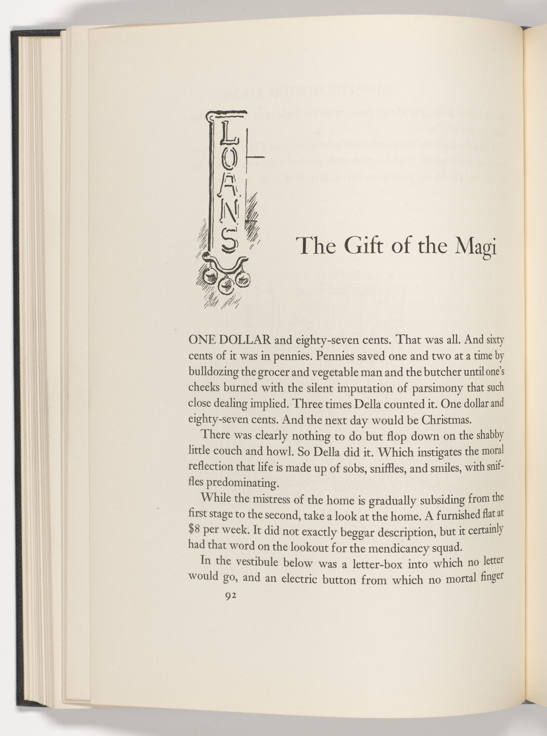 George Grosz. Headpiece (page 92) from The Voice of the City and Other Stories. 1935