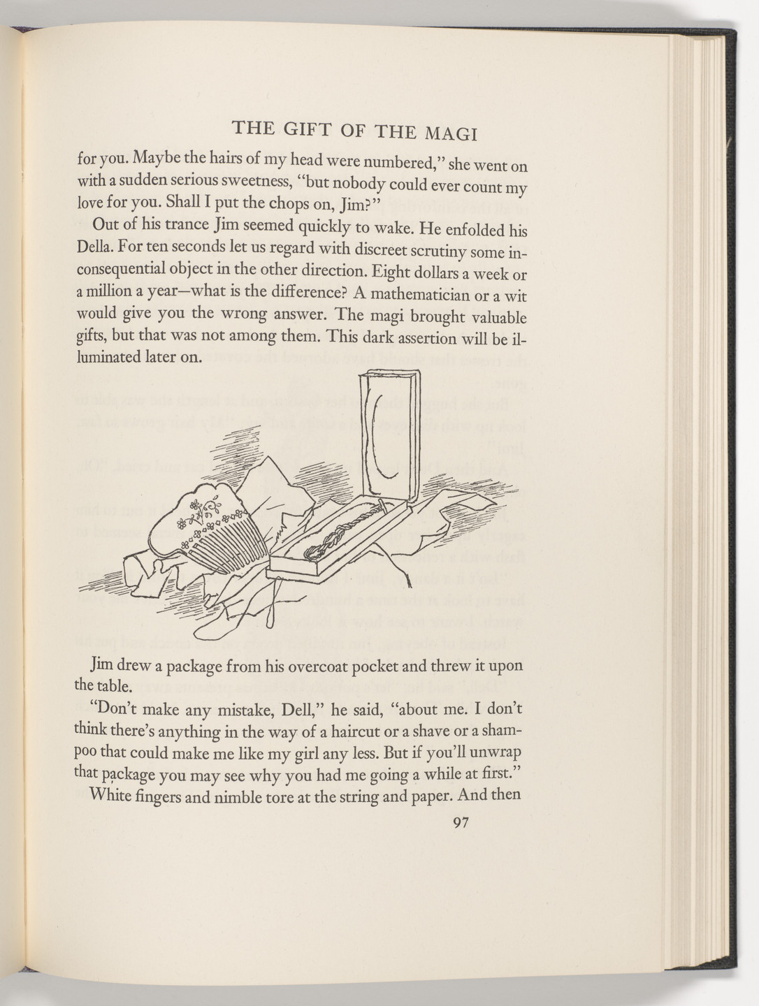 George Grosz. In-text plate (page 97) from The Voice of the City and Other Stories. 1935