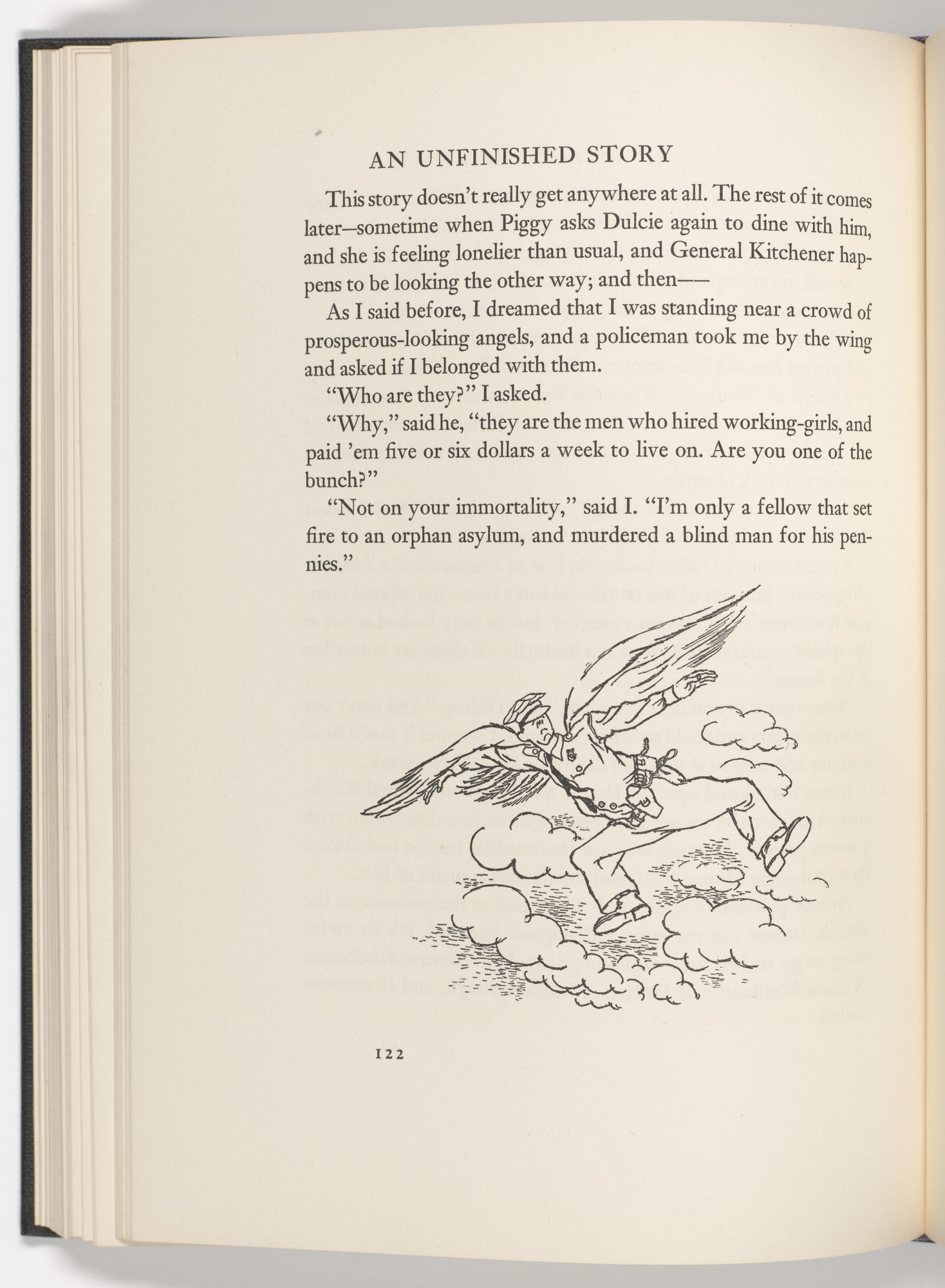 George Grosz. Tailpiece (page 122) from The Voice of the City and Other Stories