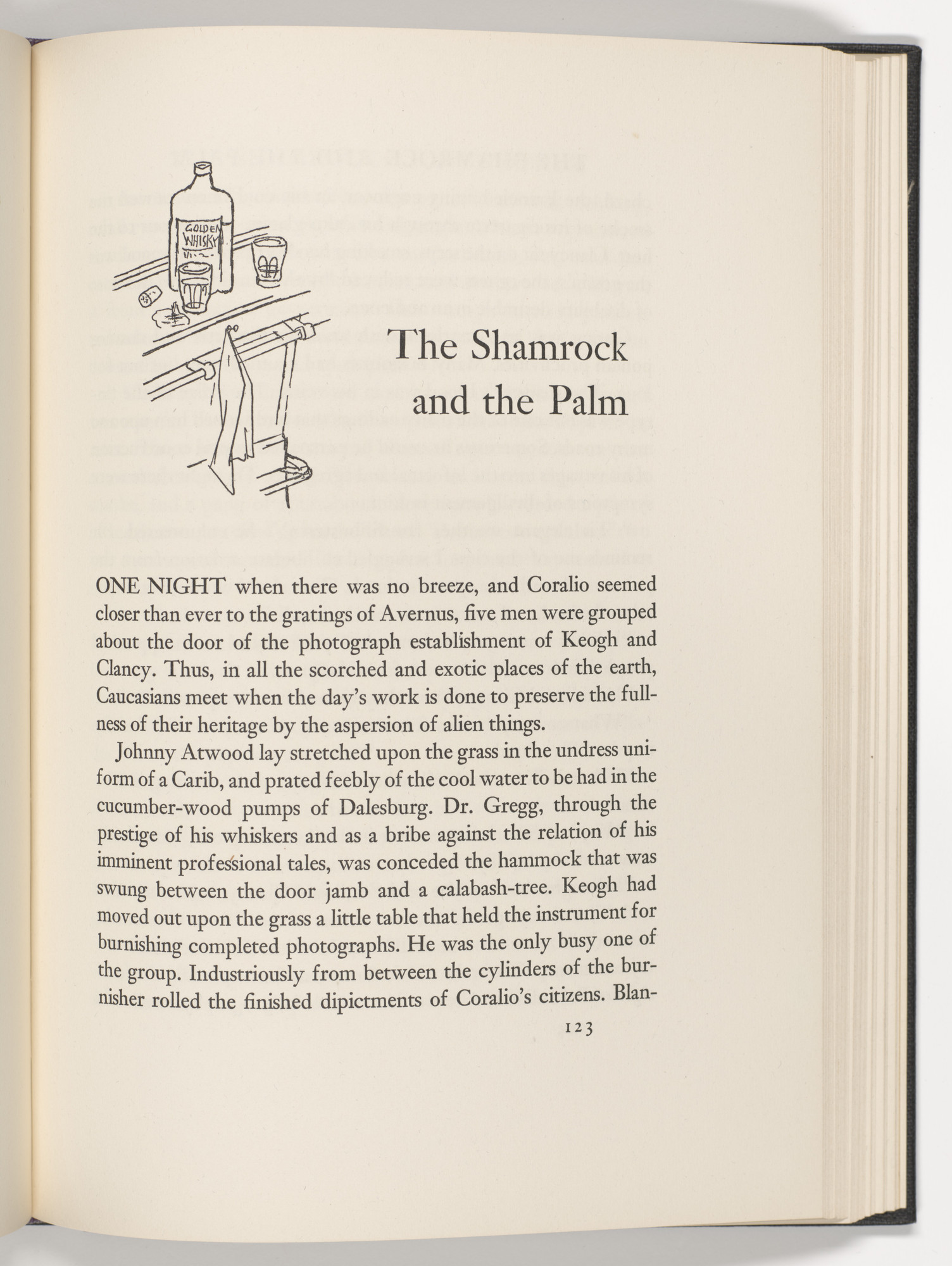 George Grosz. Headpiece (page 123) from The Voice of the City and Other Stories