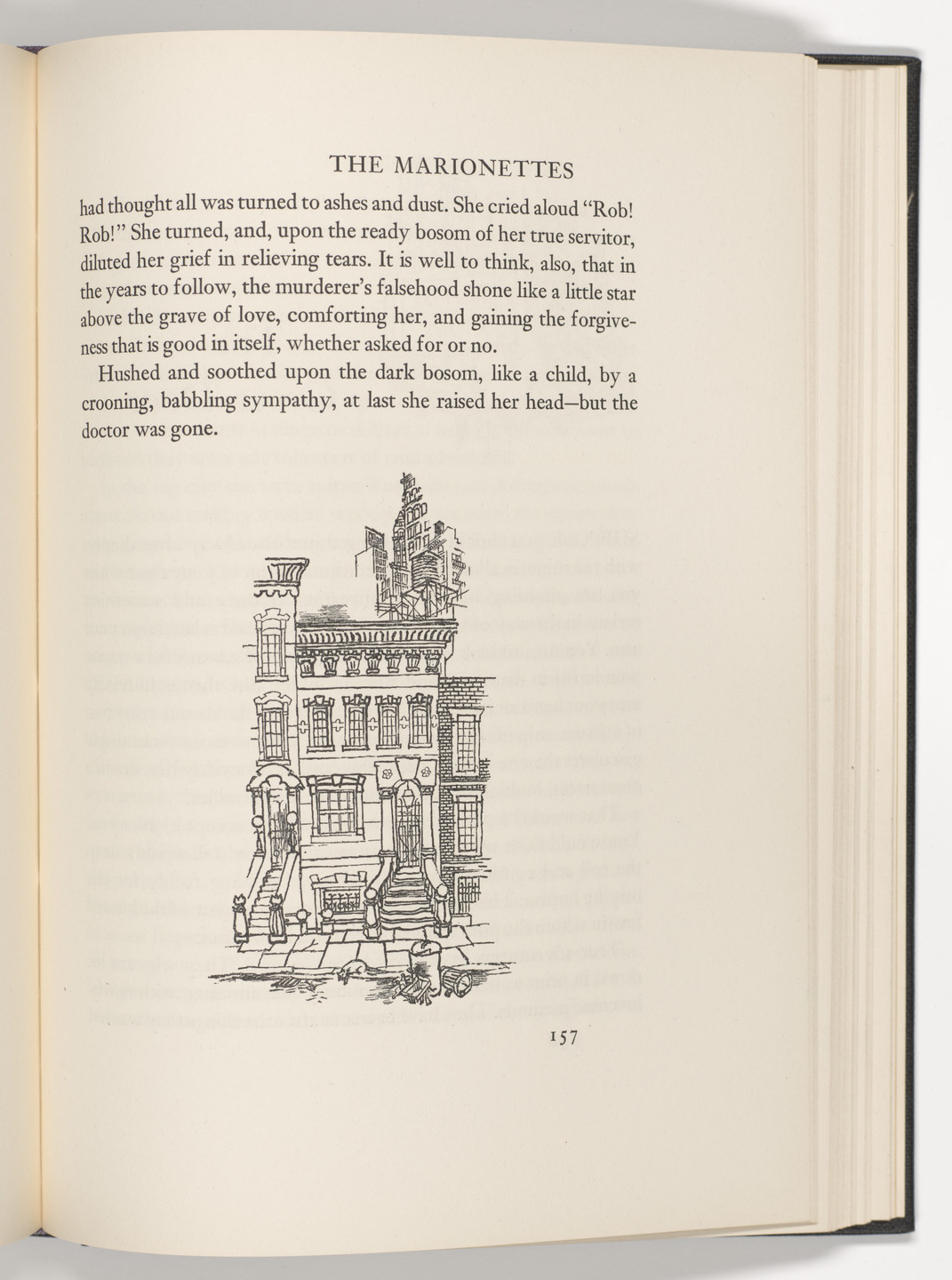 George Grosz. Tailpiece (page 157) from The Voice of the City and Other Stories. 1935