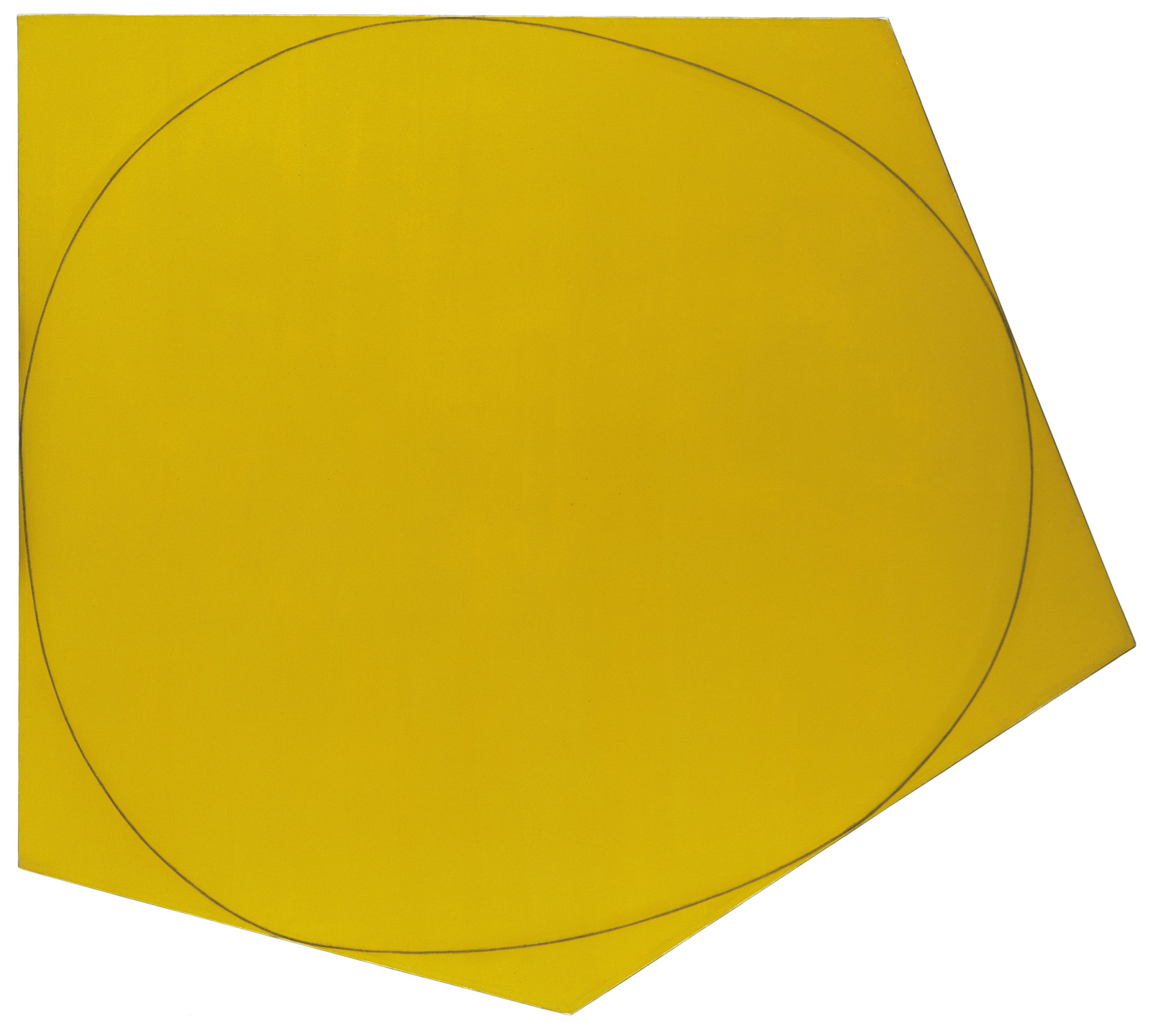 Robert Mangold. Distorted Circle within a Polygon I. 1972