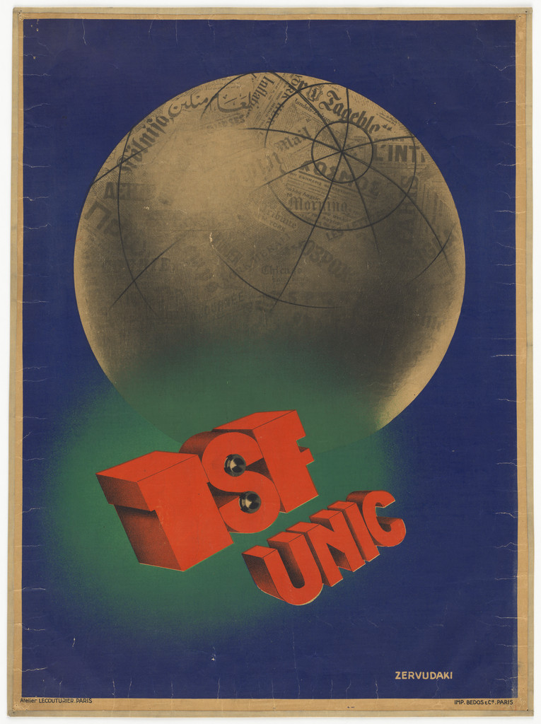 TSF UNIC (Poster for Télégraphie sans Fil)