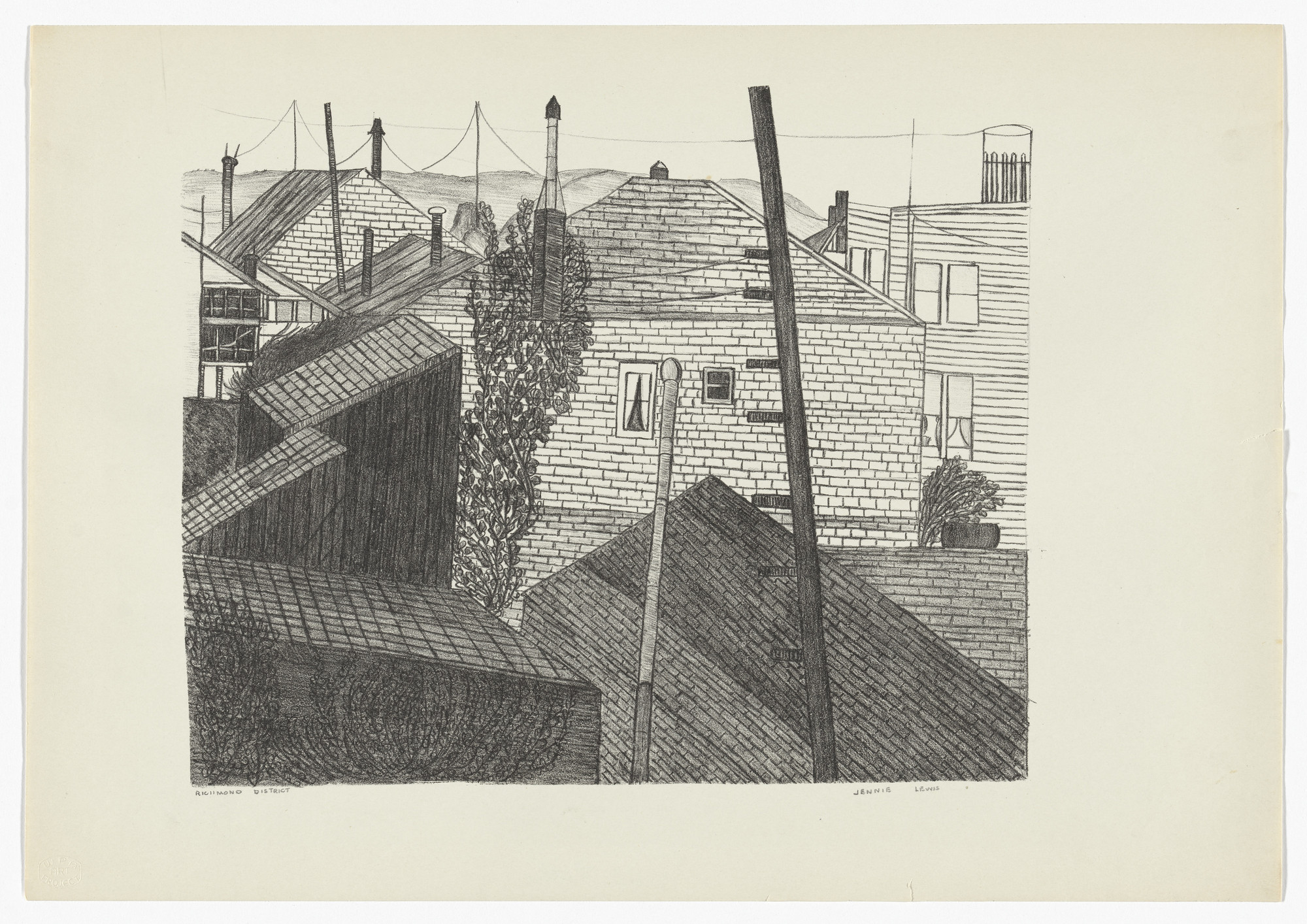 Jennie Lewis. Richmond District. c. 1935–43