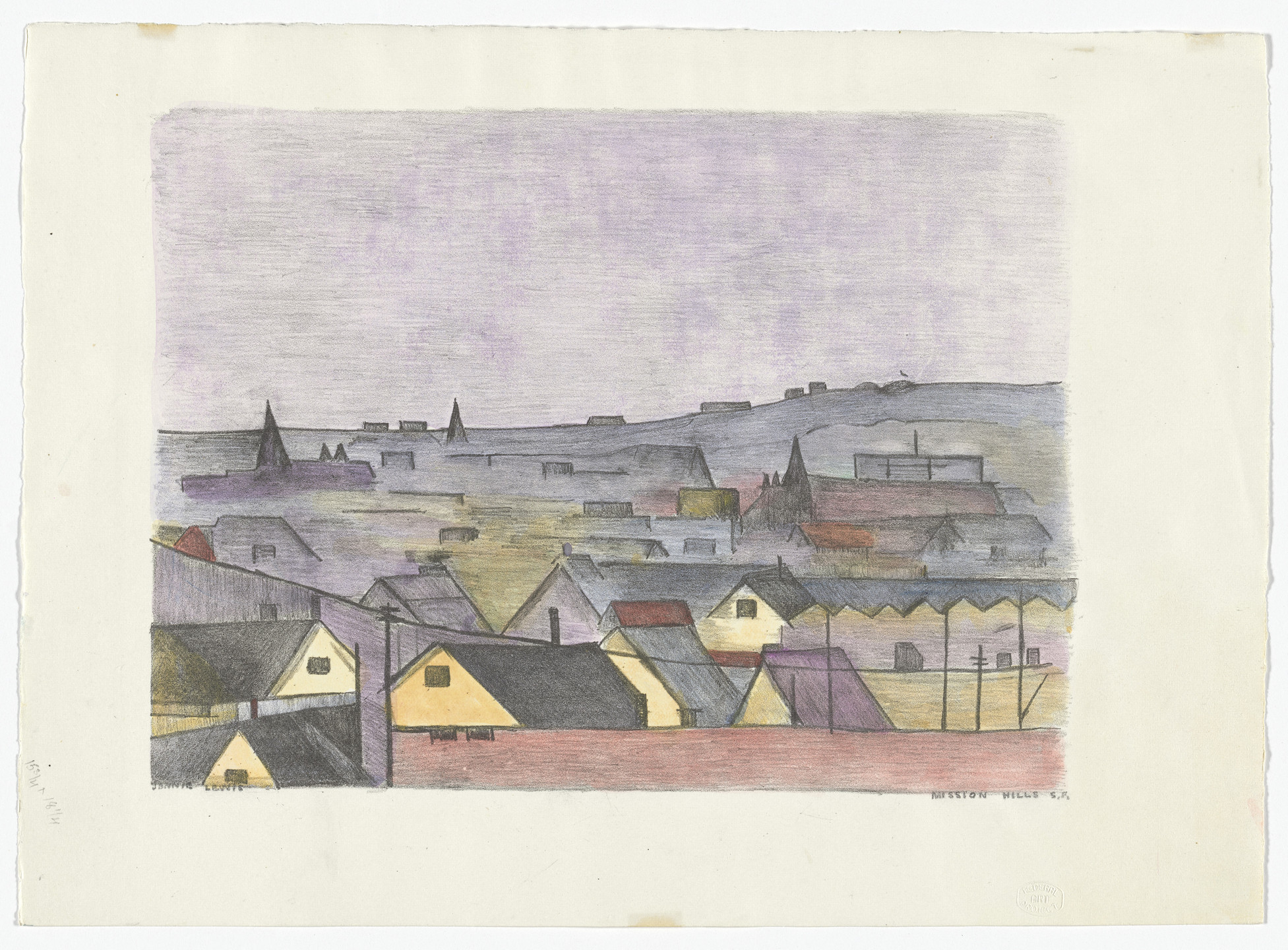 Jennie Lewis. Mission Hills; San Francisco. 1939