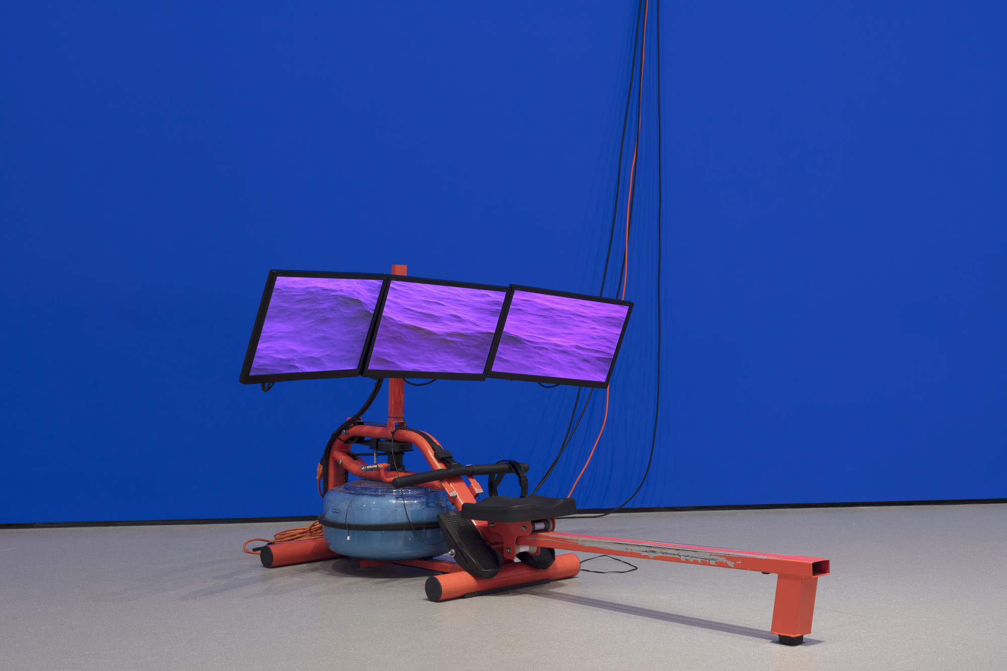 Sondra Perry. Wet and Wavy Looks—Typhon coming on for a Three Monitor Workstation. 2016