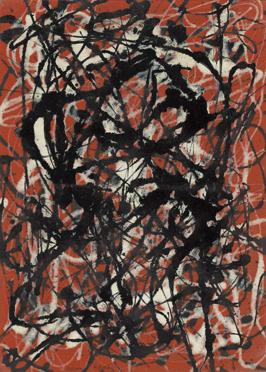 Jackson Pollock Free Form 1946 Moma