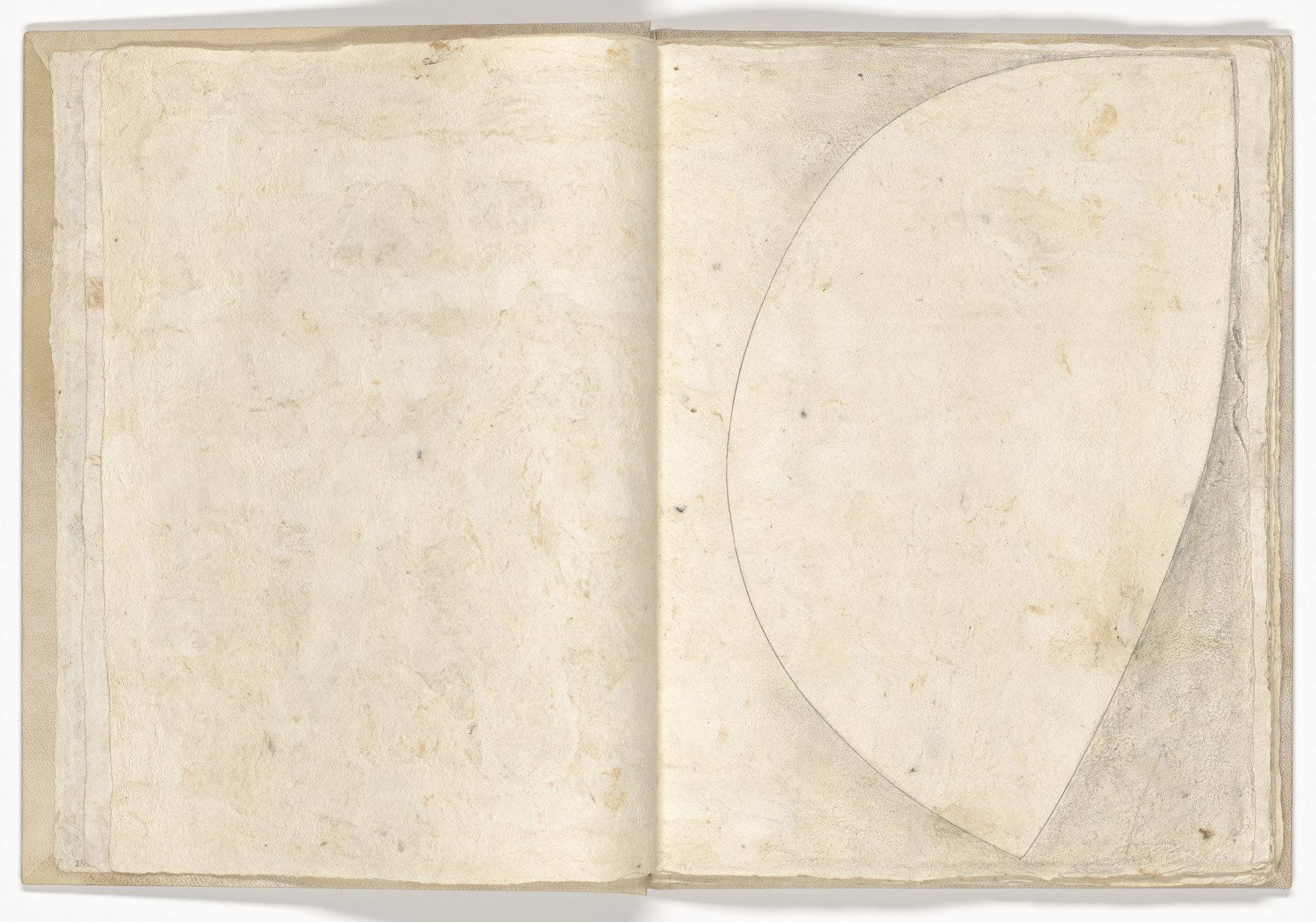 Klaus Rinke. Plate (folio 4) from Memory of the Skin. 1987