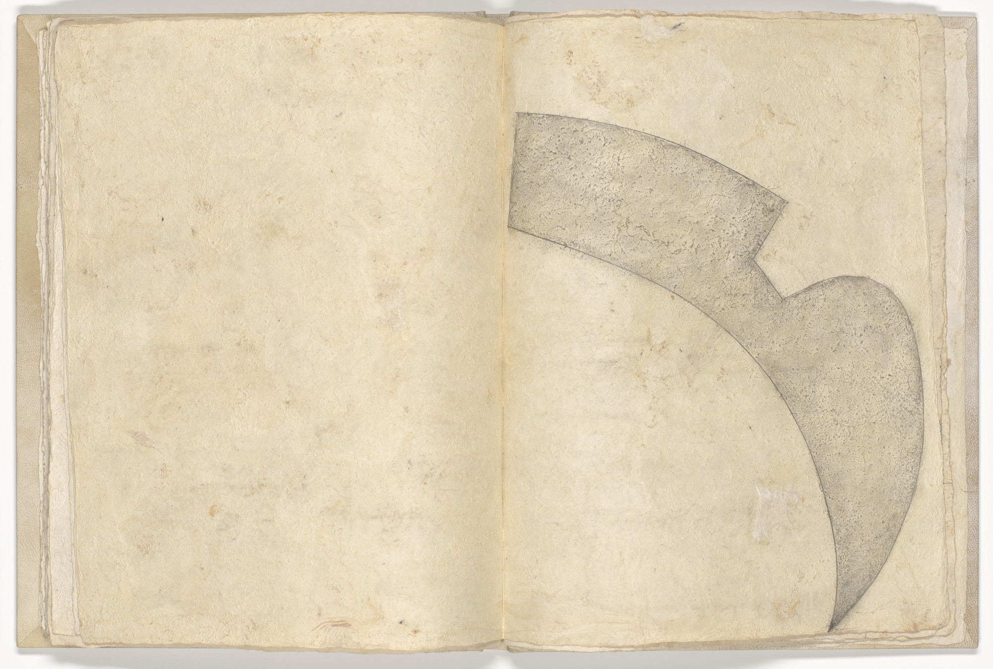 Klaus Rinke. Plate (folio 21) from Memory of the Skin. 1987
