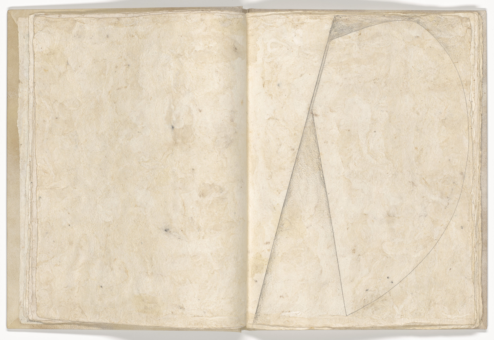 Klaus Rinke. Plate (folio 9) from Memory of the Skin. 1987