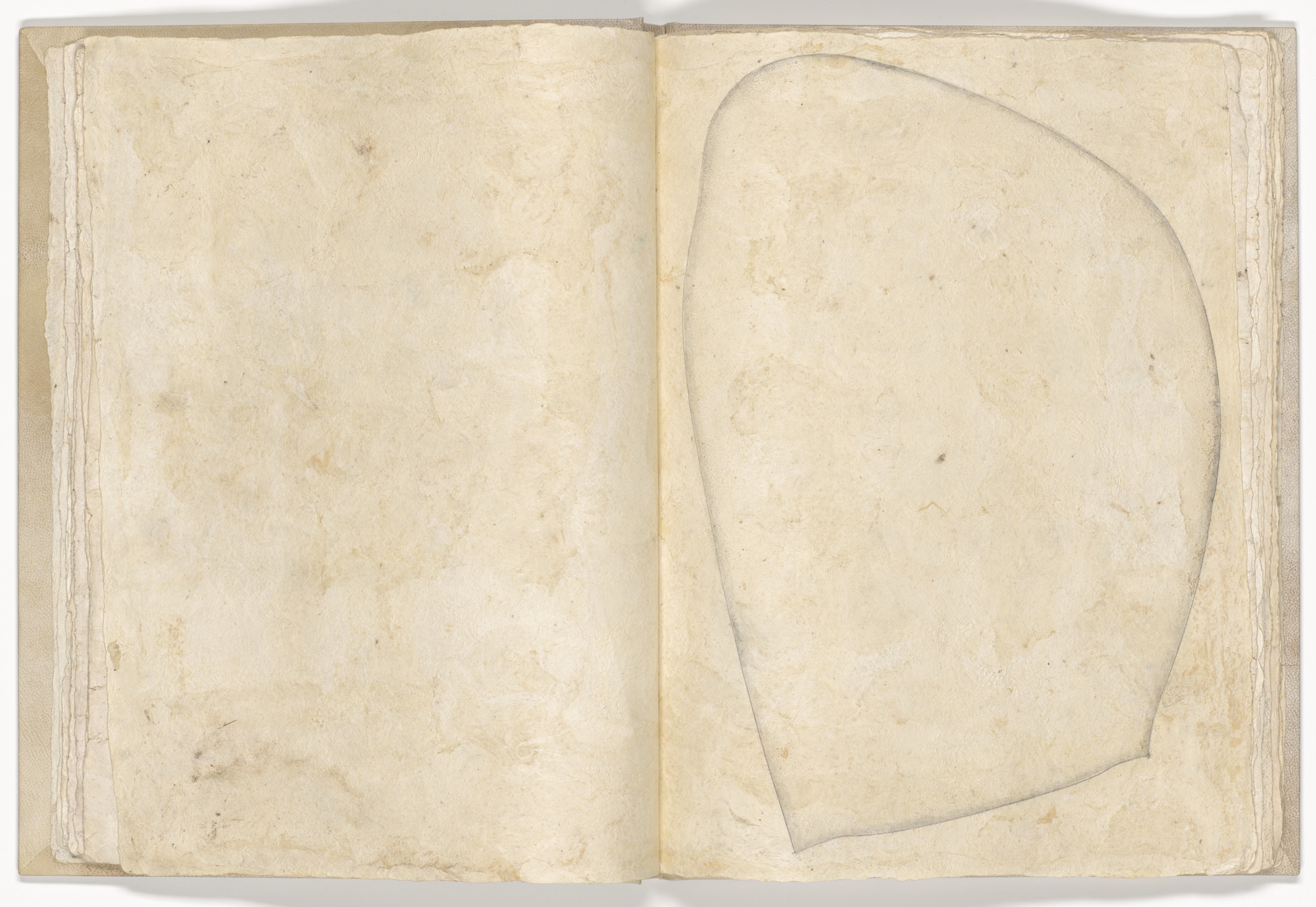 Klaus Rinke. Plate (folio 11) from Memory of the Skin. 1987