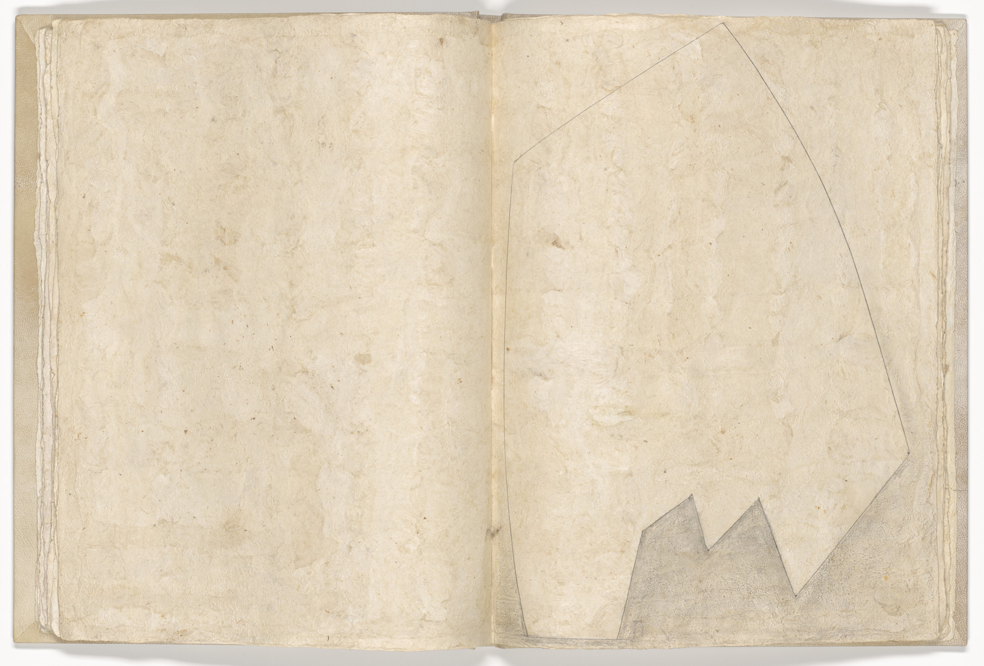 Klaus Rinke. Plate (folio 15) from Memory of the Skin. 1987