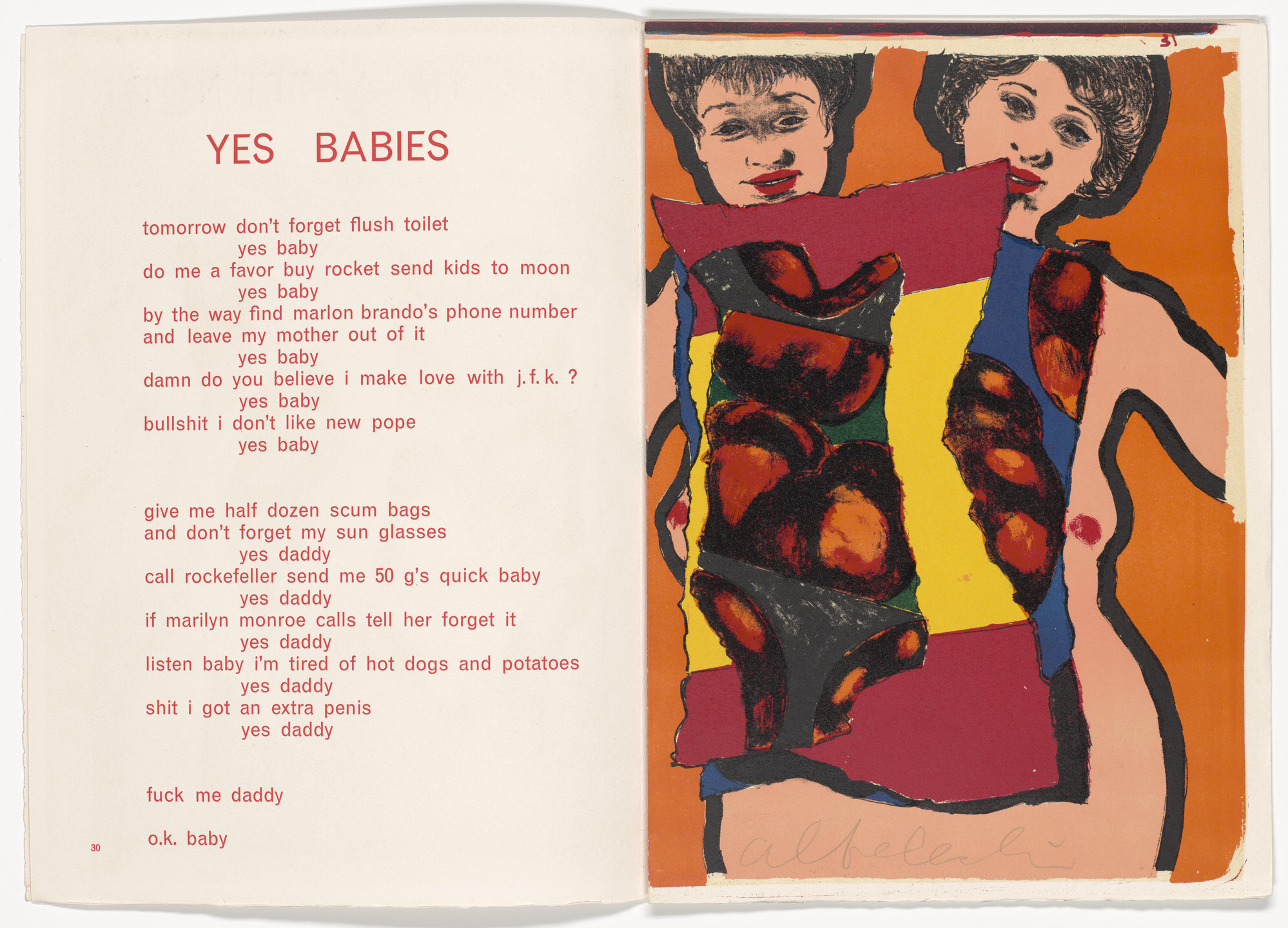 Alfred Leslie. Plate (page 31) from 1¢ Life. 1964