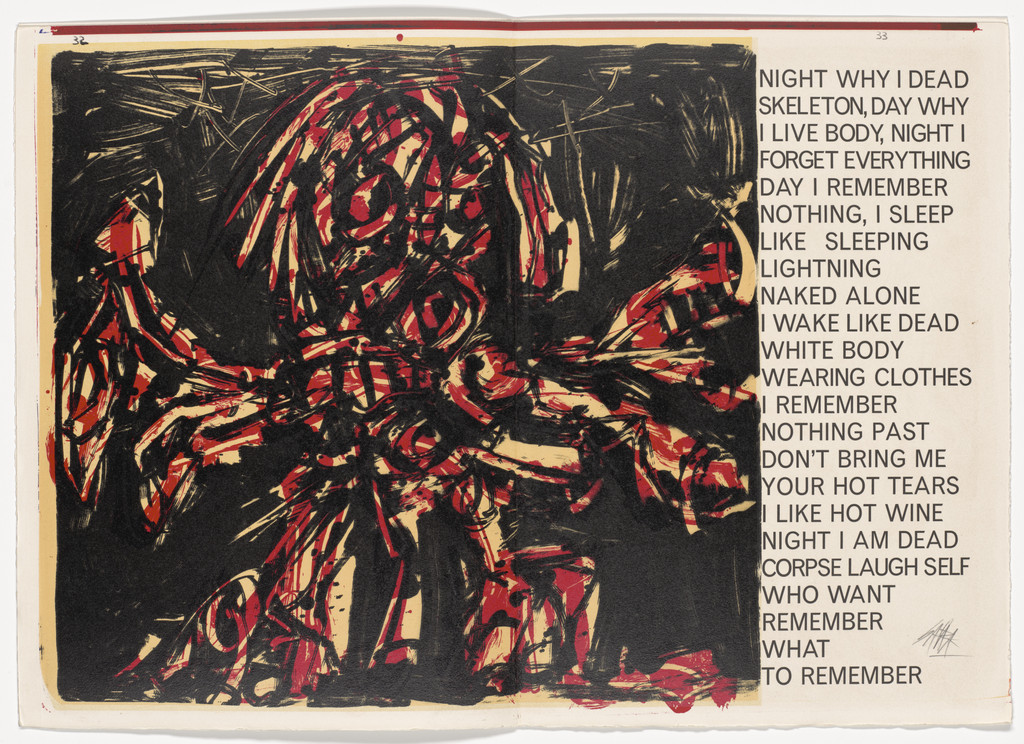 Crucifixion (double page in-text plate, pages 32 and 33) from 1¢ Life