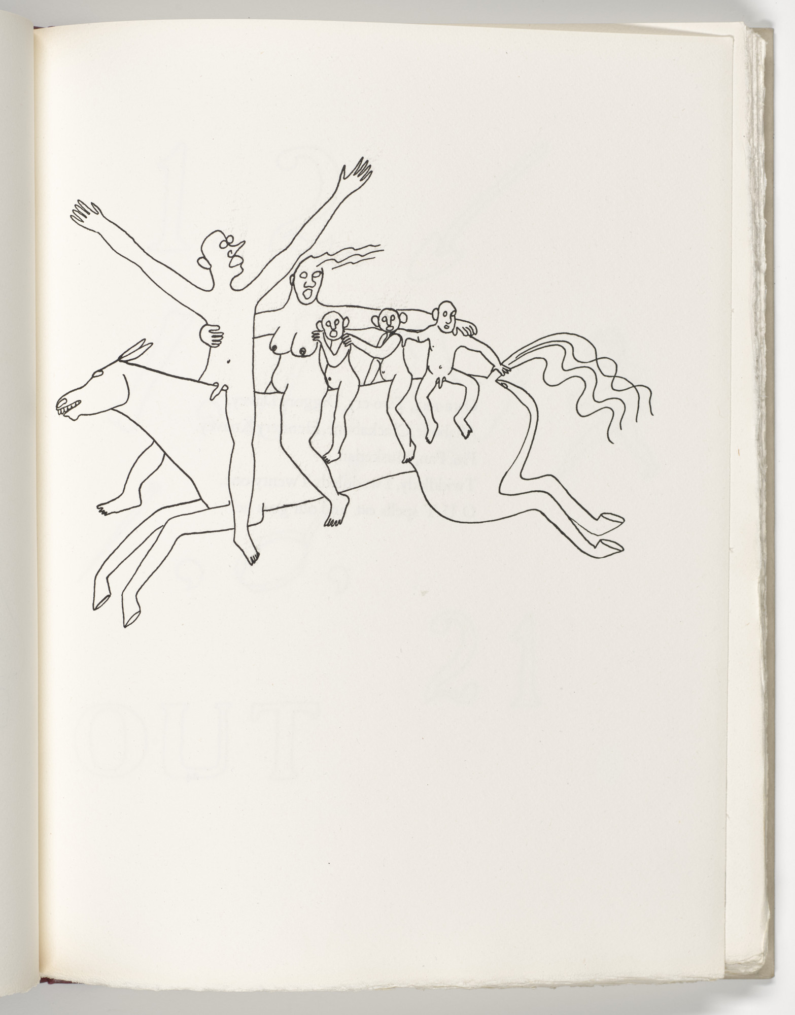 Alexander Calder. Plate (page 23) from Three Young Rats and Other Rhymes