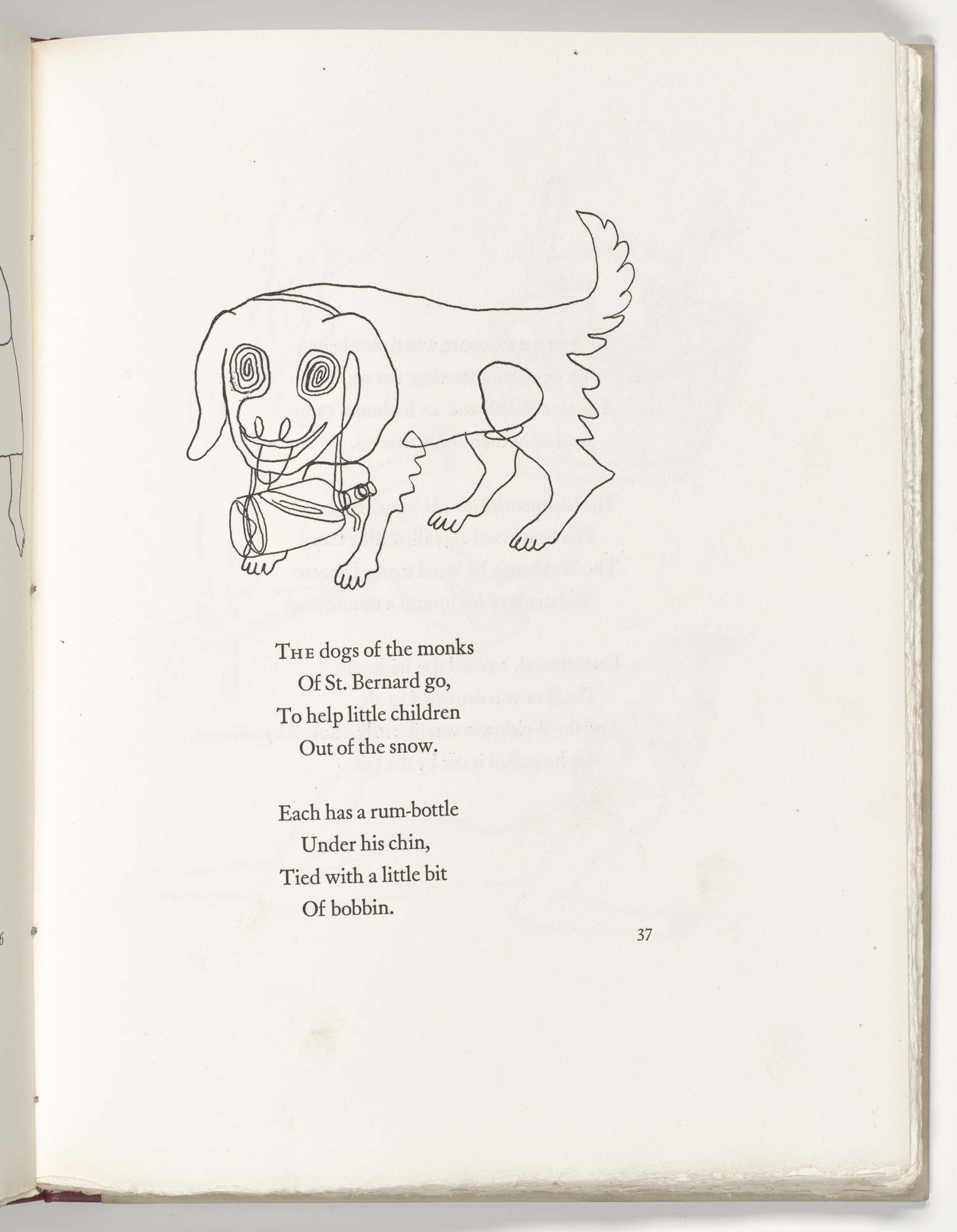 Alexander Calder. Headpiece (page 37) from Three Young Rats and Other Rhymes