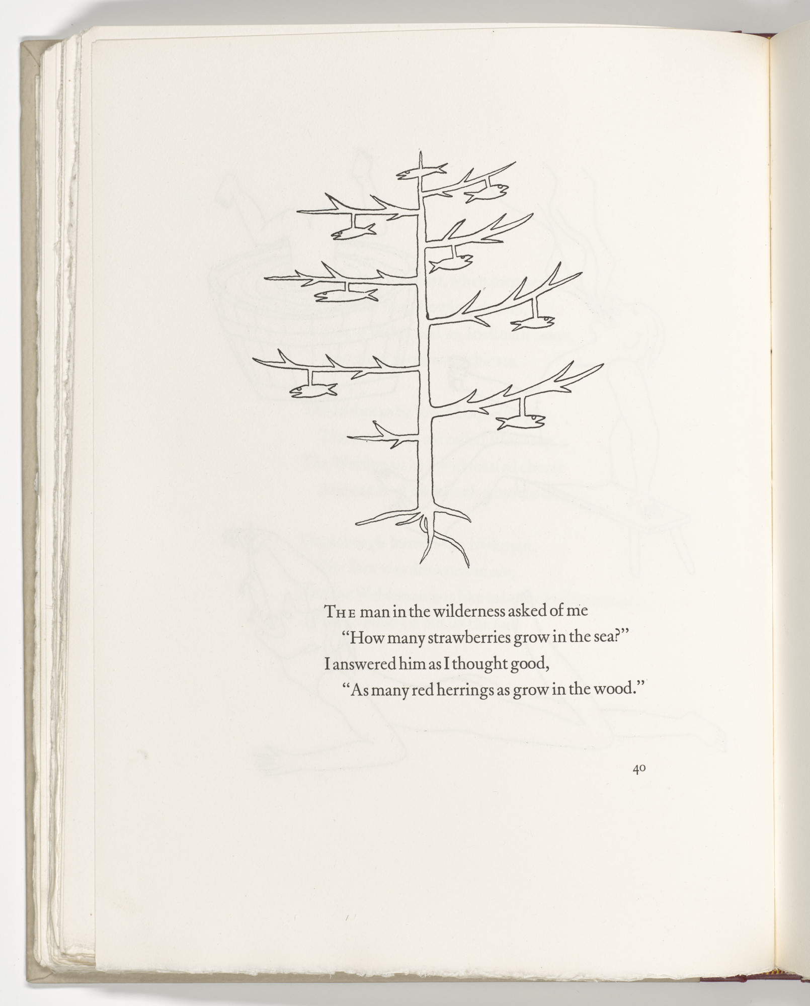 Alexander Calder. Headpiece (page 40) from Three Young Rats and Other Rhymes