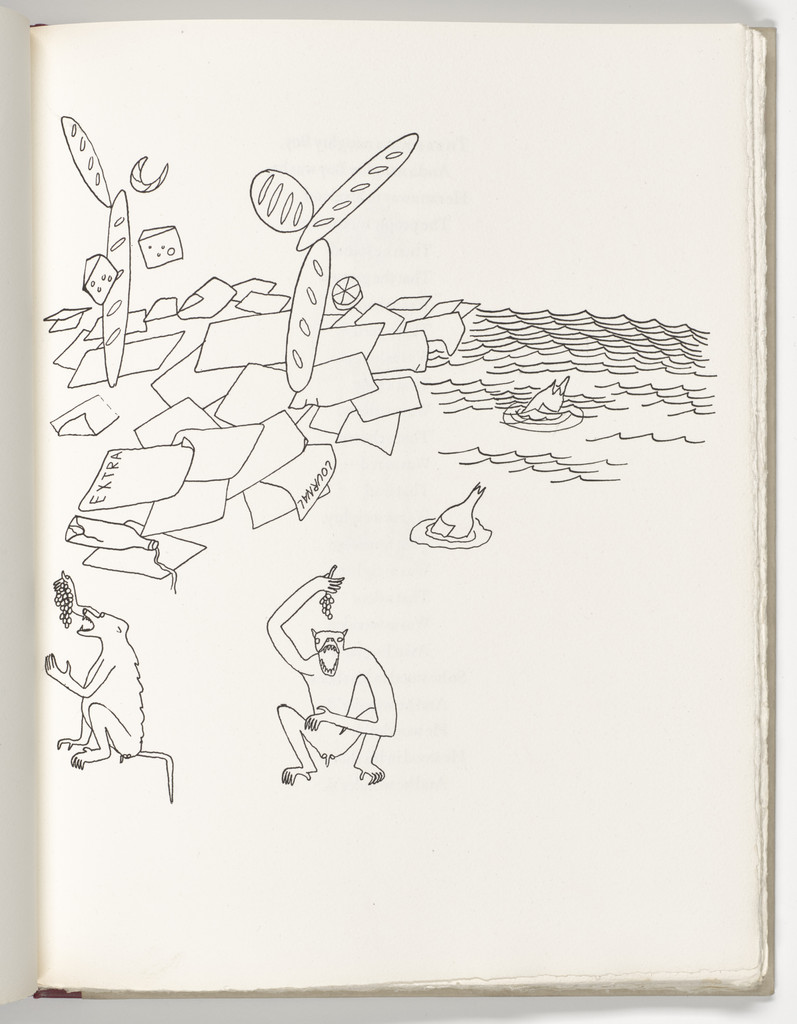 Plate (page 43) from Three Young Rats and Other Rhymes