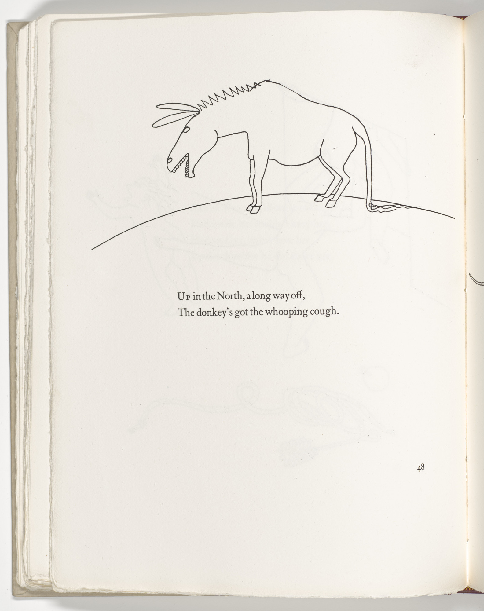 Alexander Calder. Headpiece (page 48) from Three Young Rats and Other Rhymes