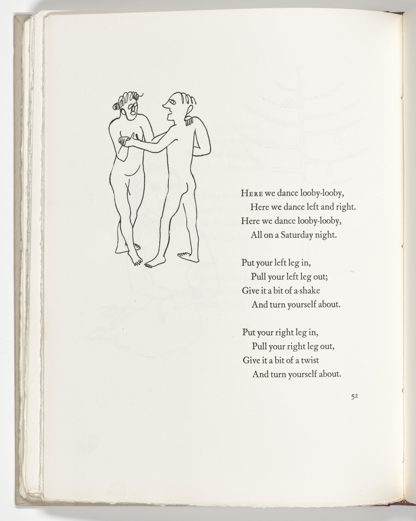 Alexander Calder. Headpiece (page 52) from Three Young Rats and Other Rhymes