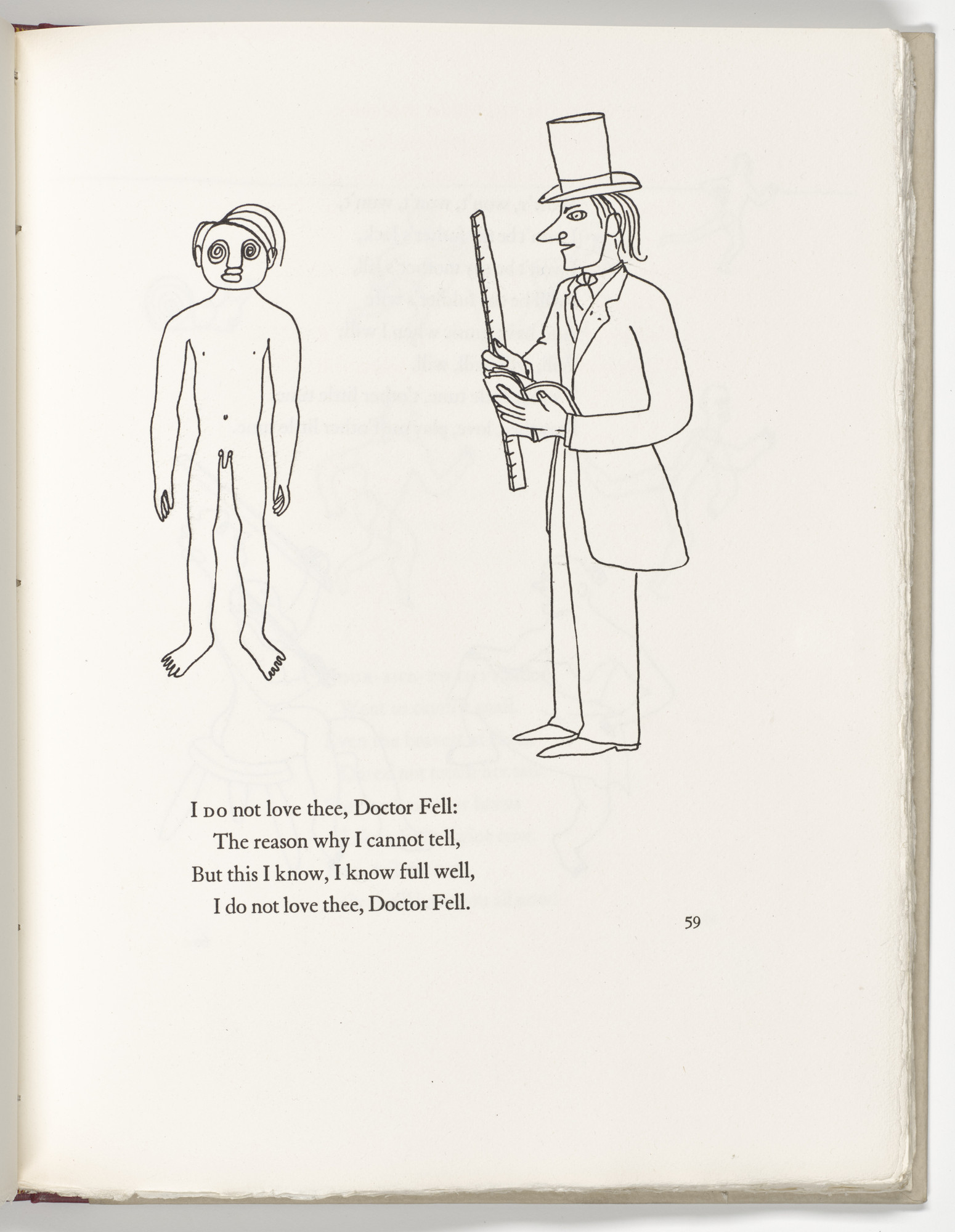 Alexander Calder. Headpiece (page 59) from Three Young Rats and Other Rhymes