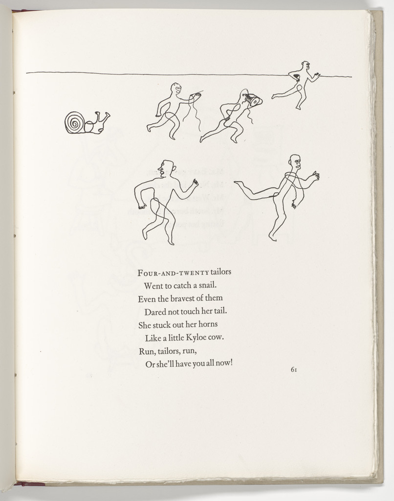 Headpiece (page 61) from Three Young Rats and Other Rhymes