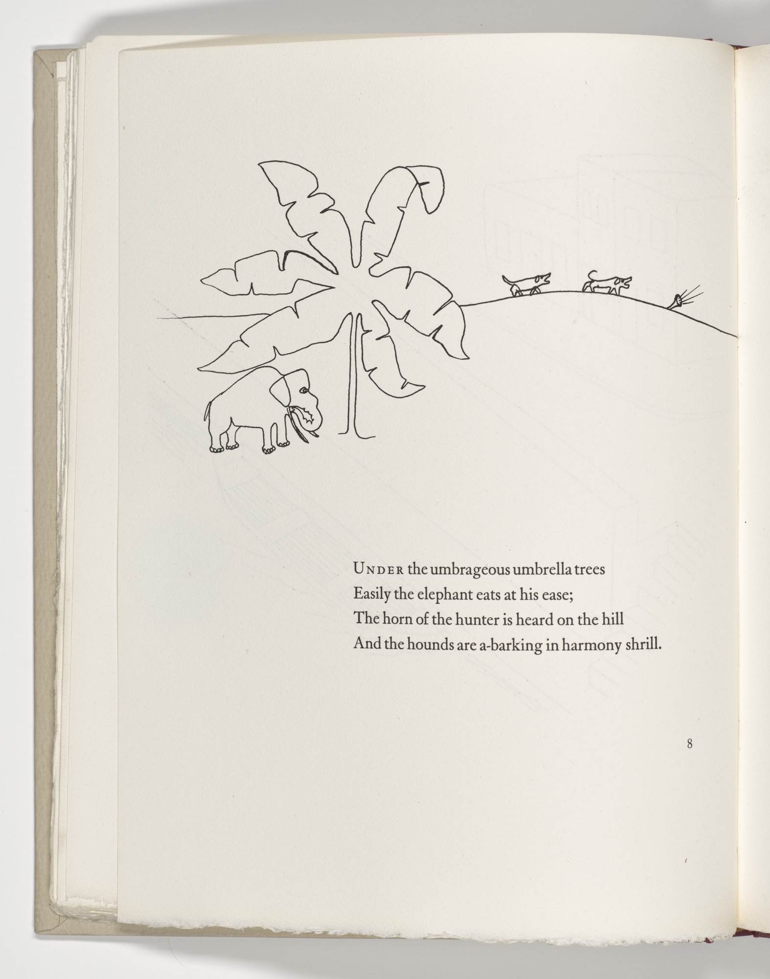 Alexander Calder. Headpiece (page 8) from Three Young Rats and Other Rhymes