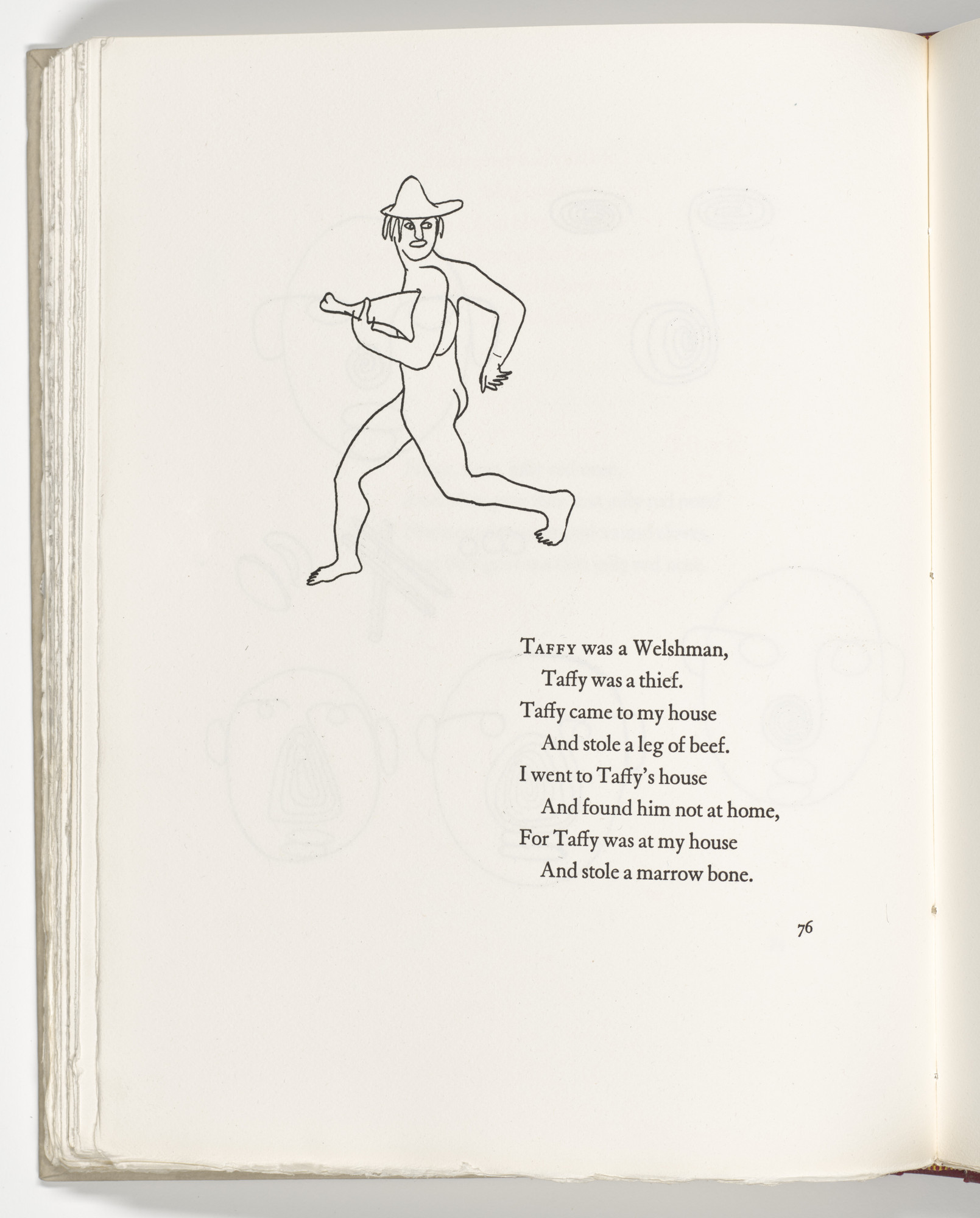 Alexander Calder. Headpiece (page 76) from Three Young Rats and Other Rhymes
