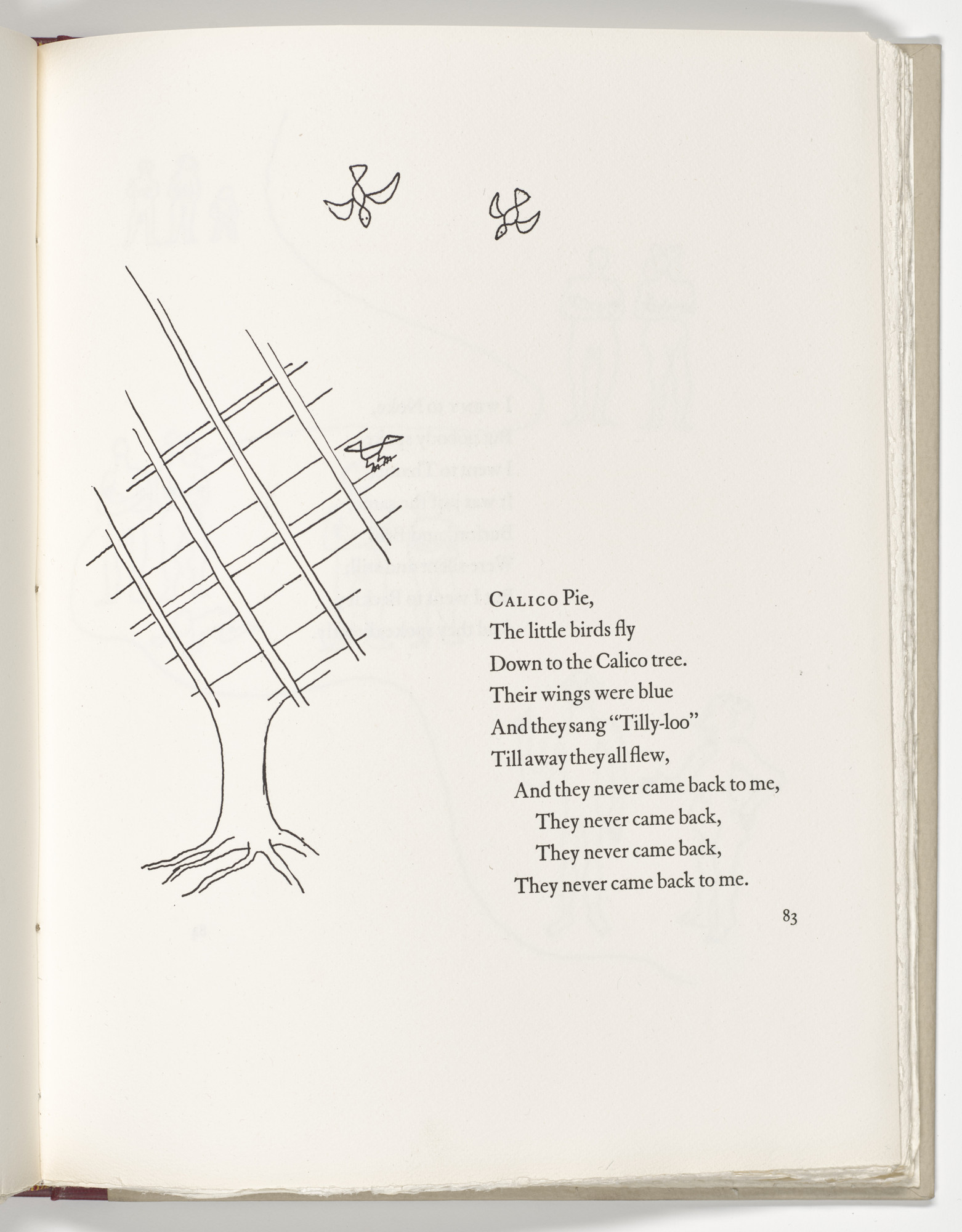 Alexander Calder. In-text plate (page 83) from Three Young Rats and Other Rhymes