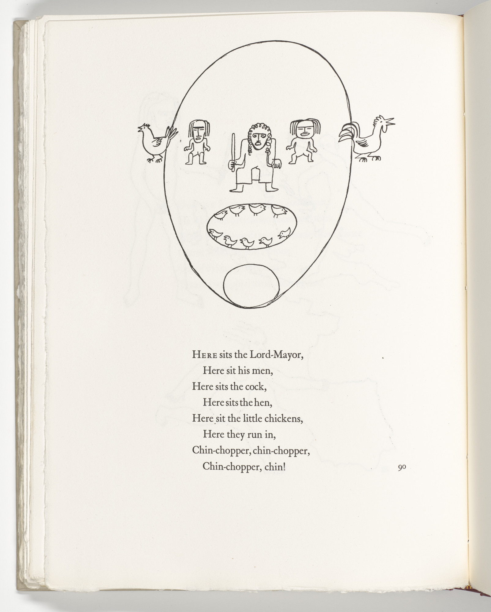 Alexander Calder. Headpiece (page 90) from Three Young Rats and Other Rhymes