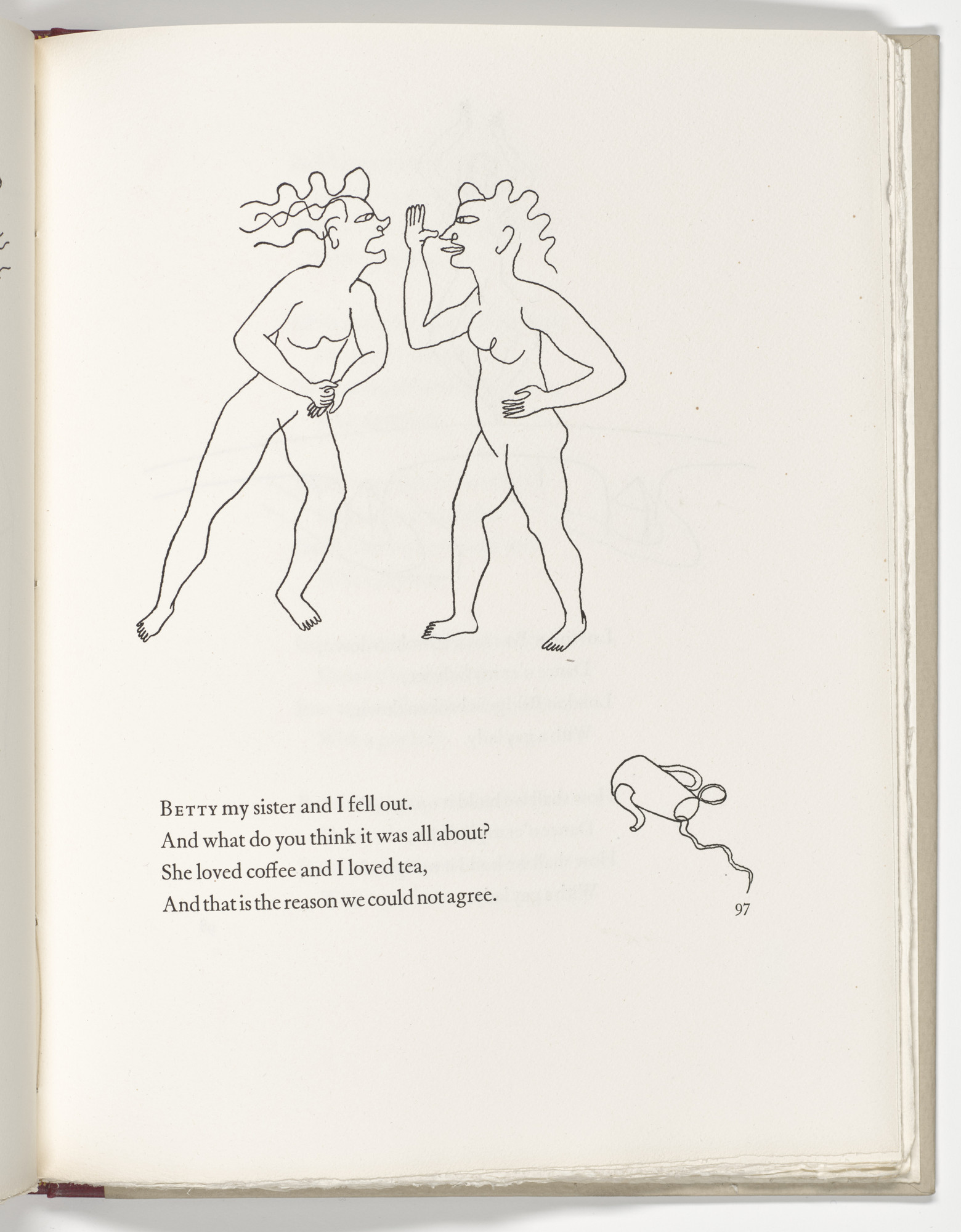Alexander Calder. In-text plate (page 97) from Three Young Rats and Other Rhymes