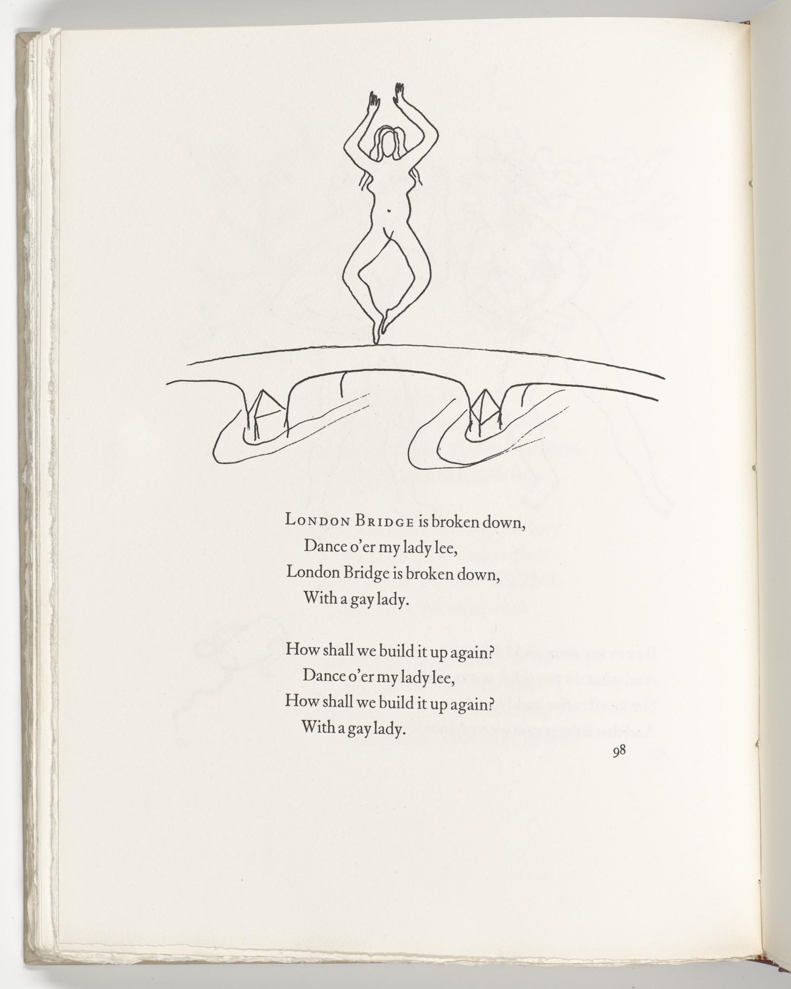 Alexander Calder. Headpiece (page 98) from Three Young Rats and Other Rhymes