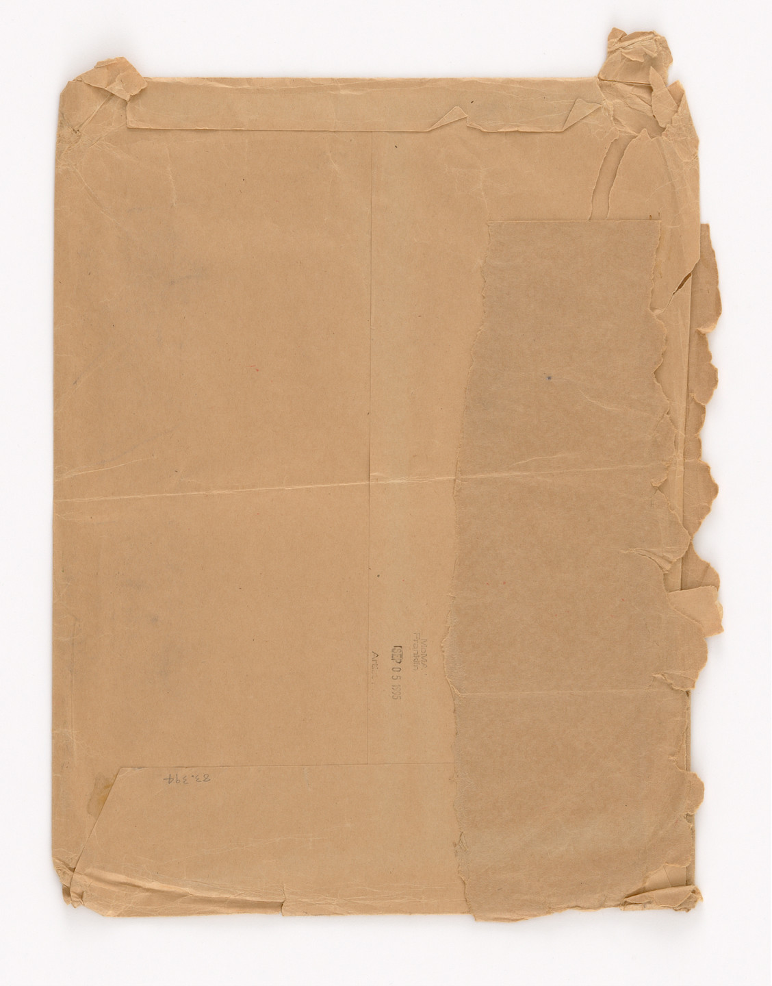 Eugenio Dittborn. Weakness Made it Happen (Airmail Painting No. 1). 1983