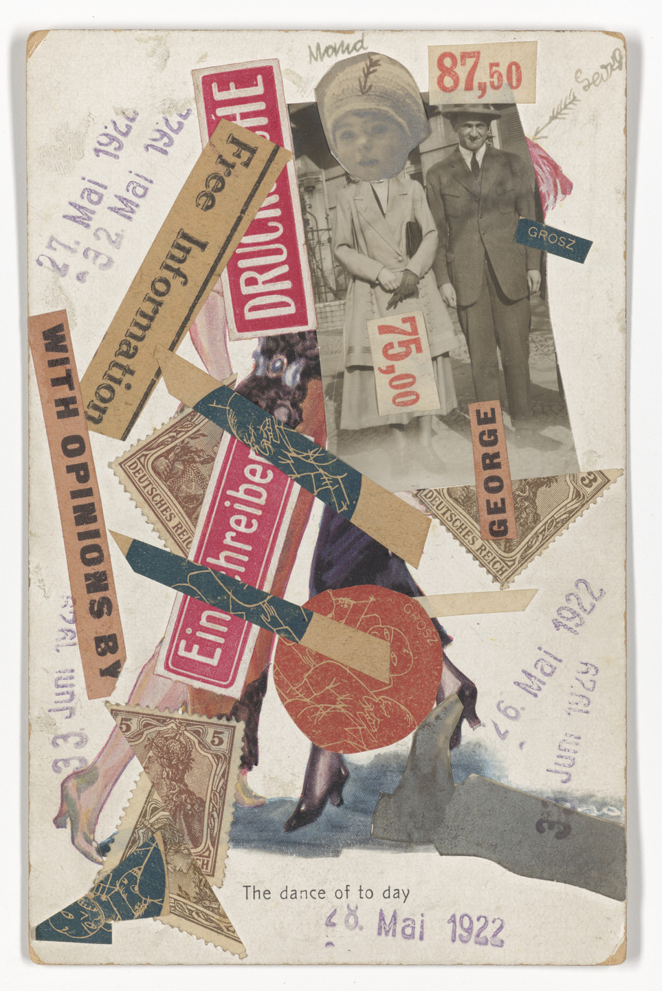George Grosz. Untitled (The dance of to day). c. 1922