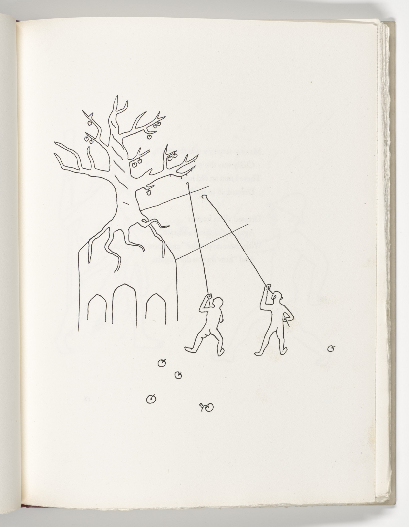 Alexander Calder. Plate (page 17) from Three Young Rats and Other Rhymes