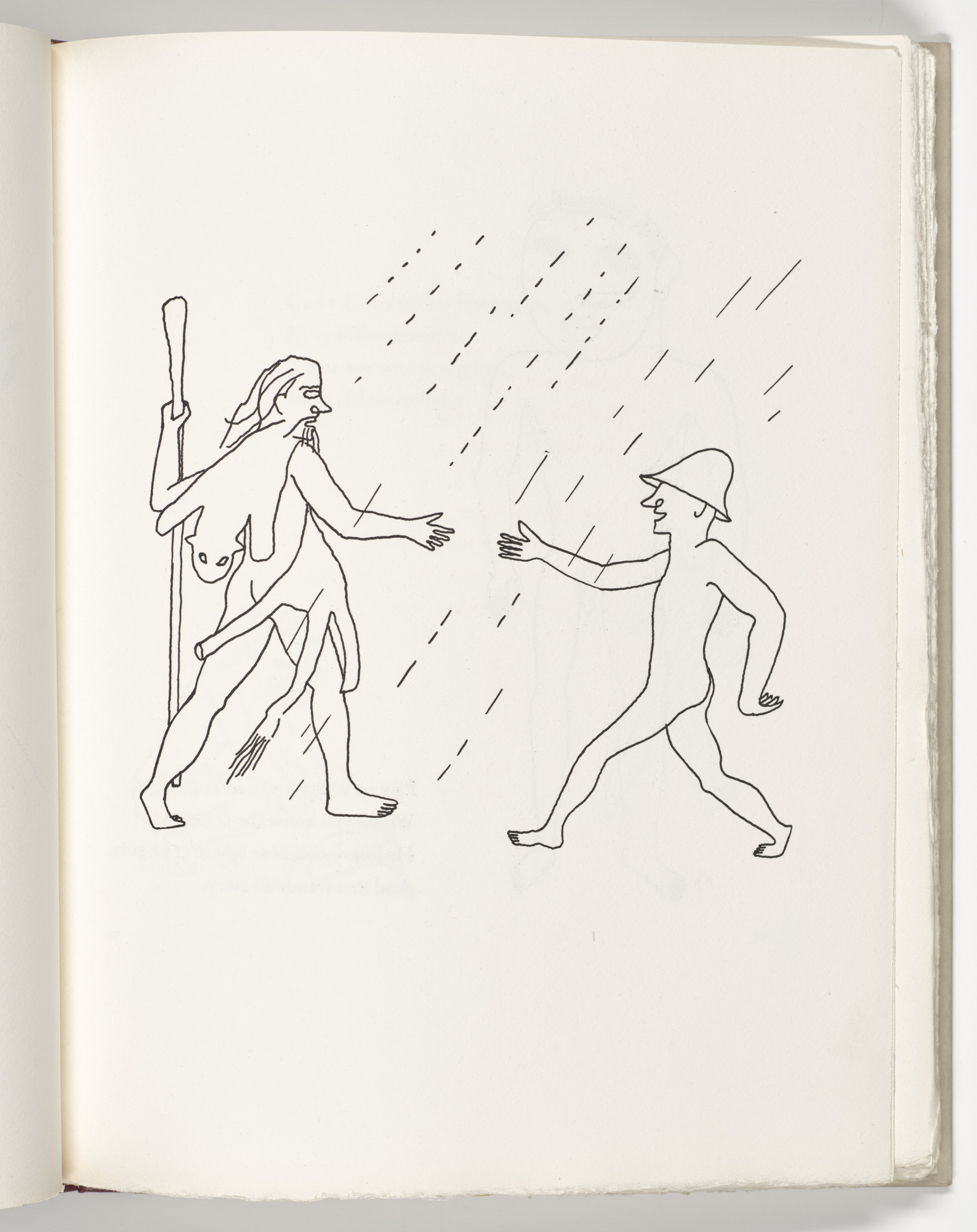 Alexander Calder. Plate (page 19) from Three Young Rats and Other Rhymes