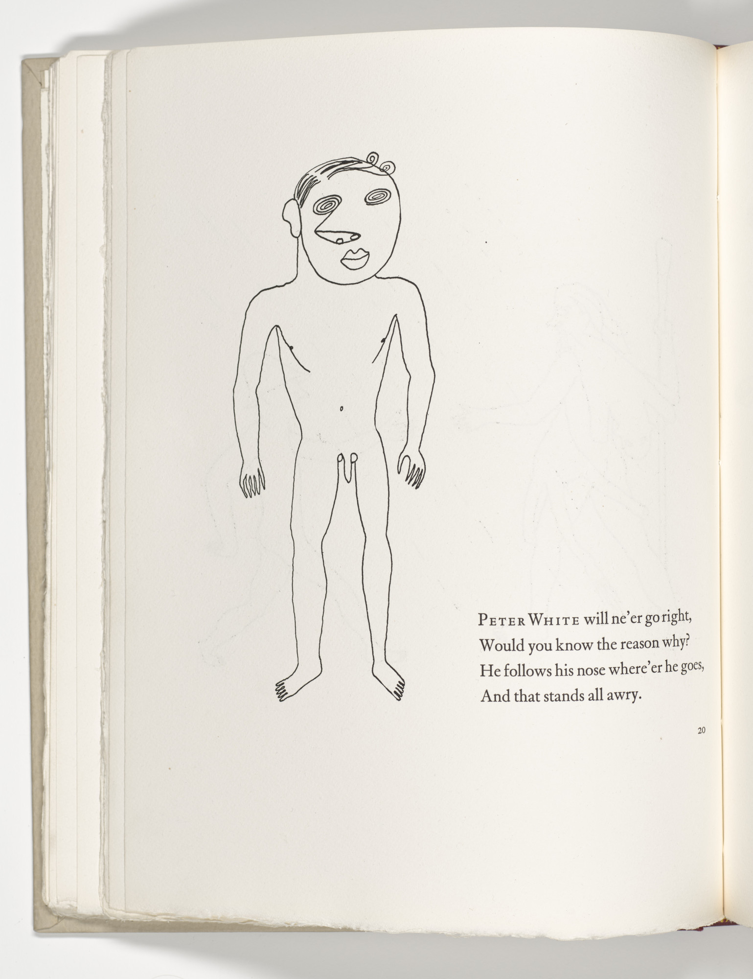 Alexander Calder. In-text plate (page 20) from Three Young Rats and Other Rhymes