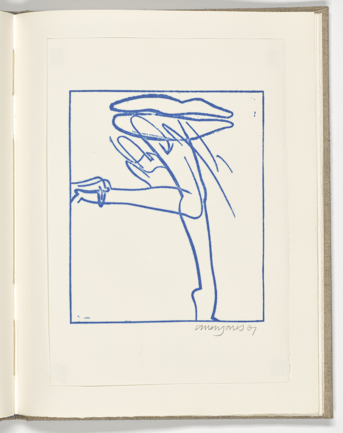 Allen Jones. Plate (folio 7) from Stamped Indelibly. 1967