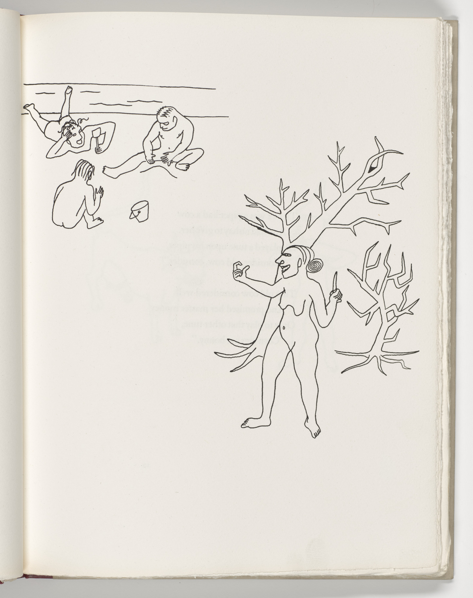 Alexander Calder. Plate (page 11) from Three Young Rats and Other Rhymes