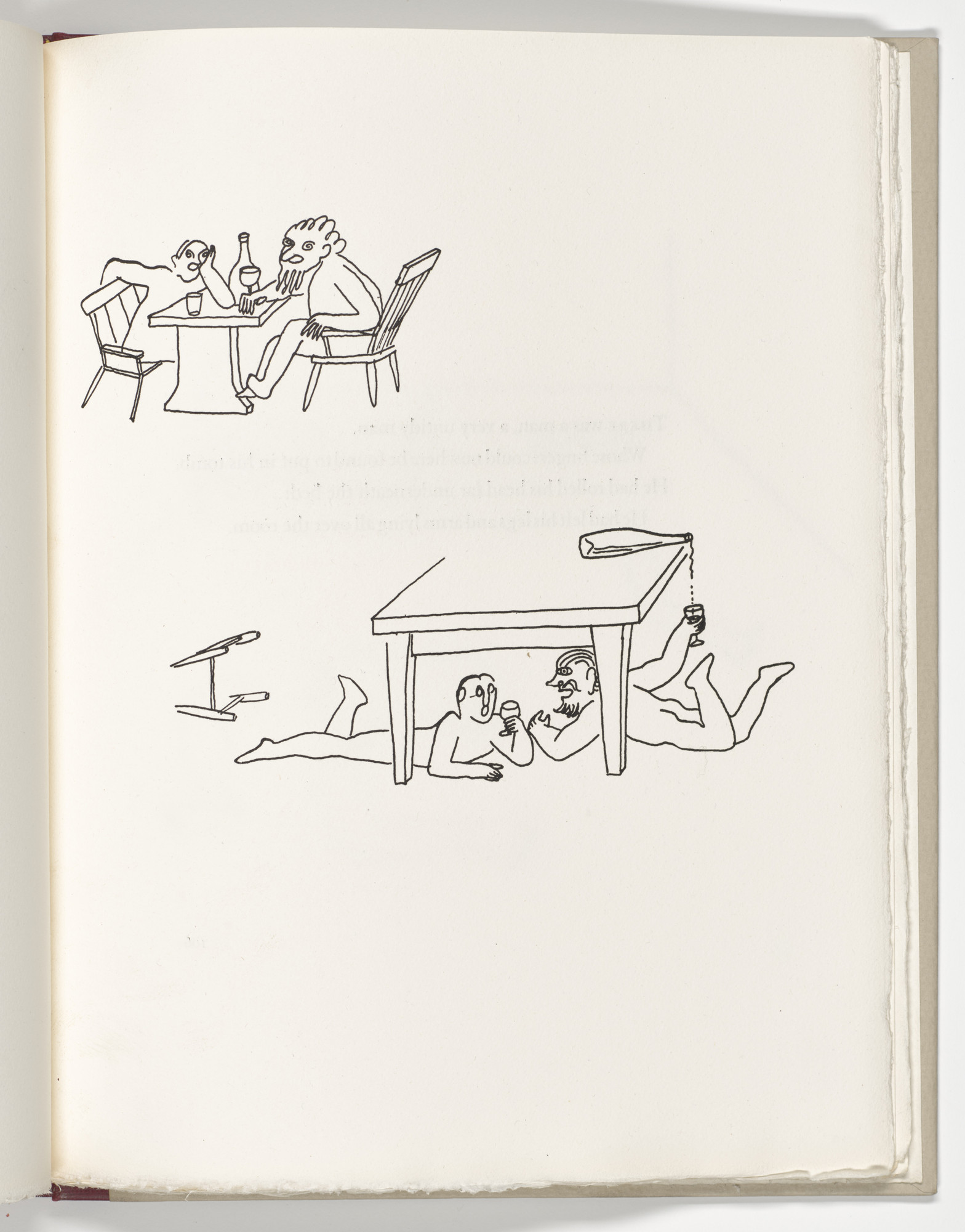 Alexander Calder. Plate (page 105) from Three Young Rats and Other Rhymes