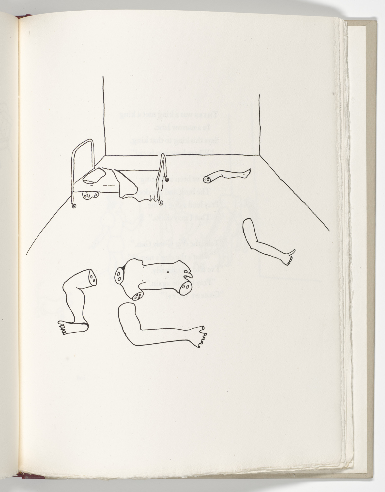 Alexander Calder. Plate (page 107) from Three Young Rats and Other Rhymes