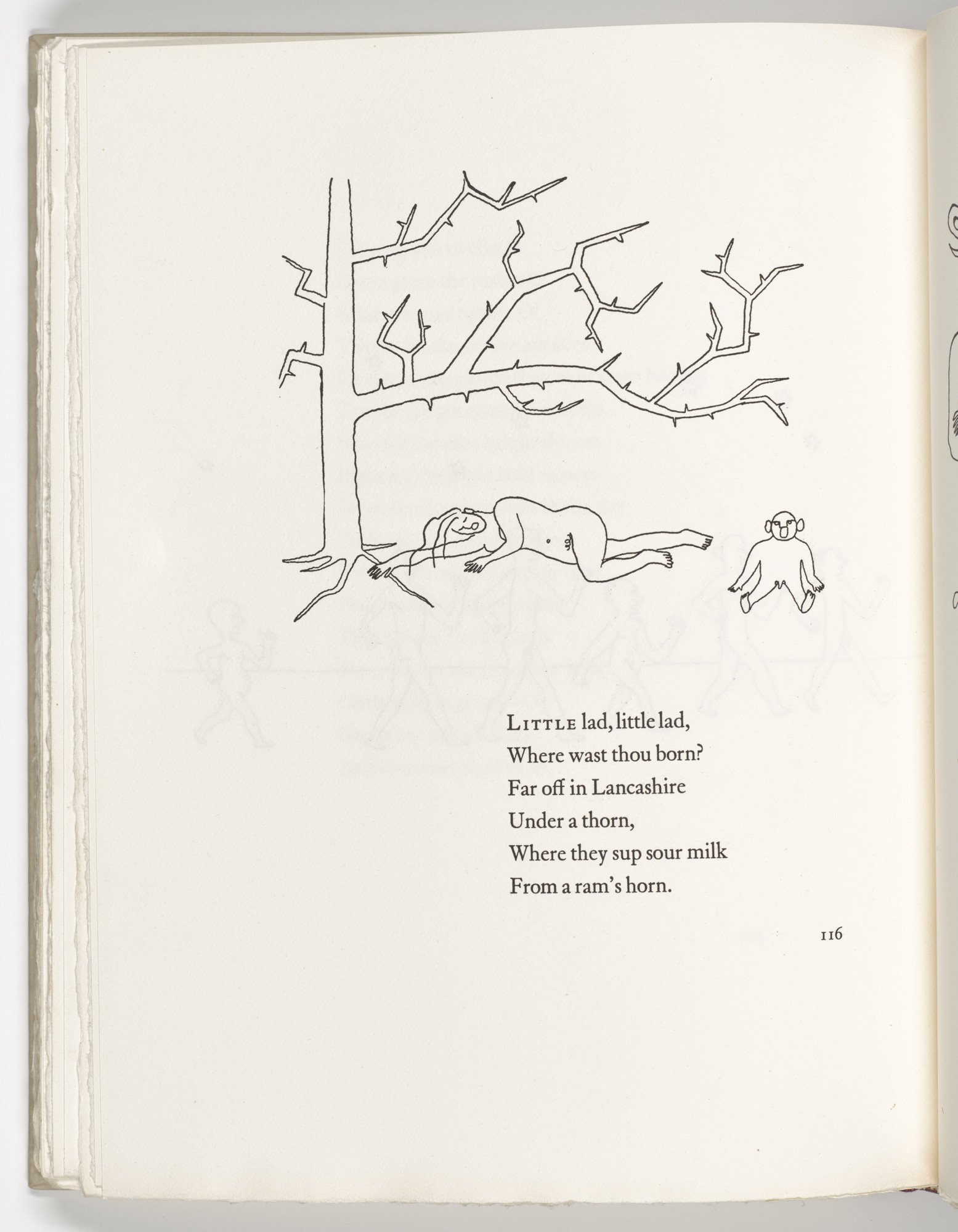 Alexander Calder. Headpiece (page 116) from Three Young Rats and Other Rhymes