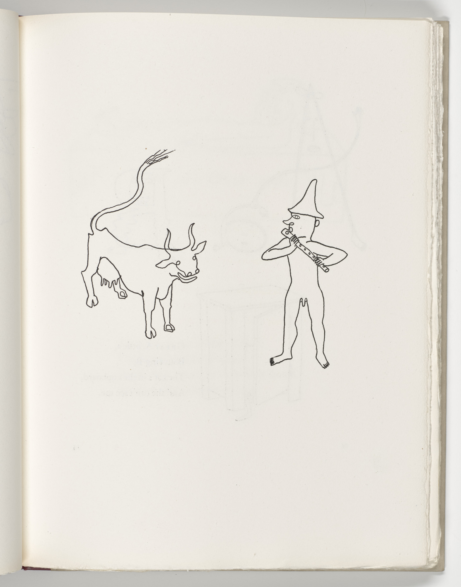 Alexander Calder. Plate (page 13) from Three Young Rats and Other Rhymes