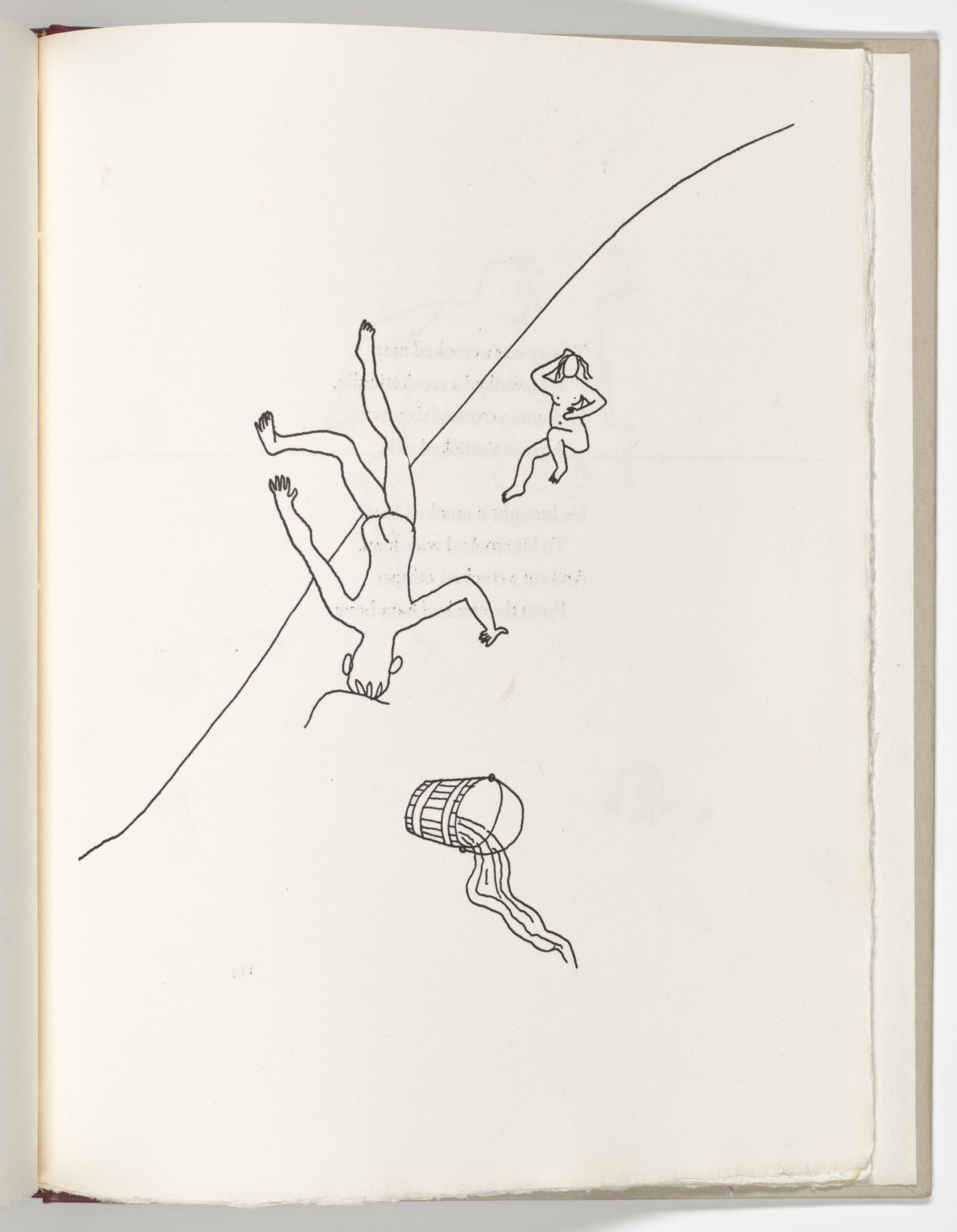 Alexander Calder. Plate (page 123) from Three Young Rats and Other Rhymes
