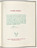 Various Artists, Robert Creeley, Allen Ginsberg, Red Grooms, Robert Indiana, Allen Jones, Kenneth Koch, Josef Levi, Gerard Malanga, Marisol (Marisol Escobar), Claes Oldenburg, Peter Saul, Andy Warhol, Tom Wesselmann, John Willenbecher. Stamped Indelibly. 1967