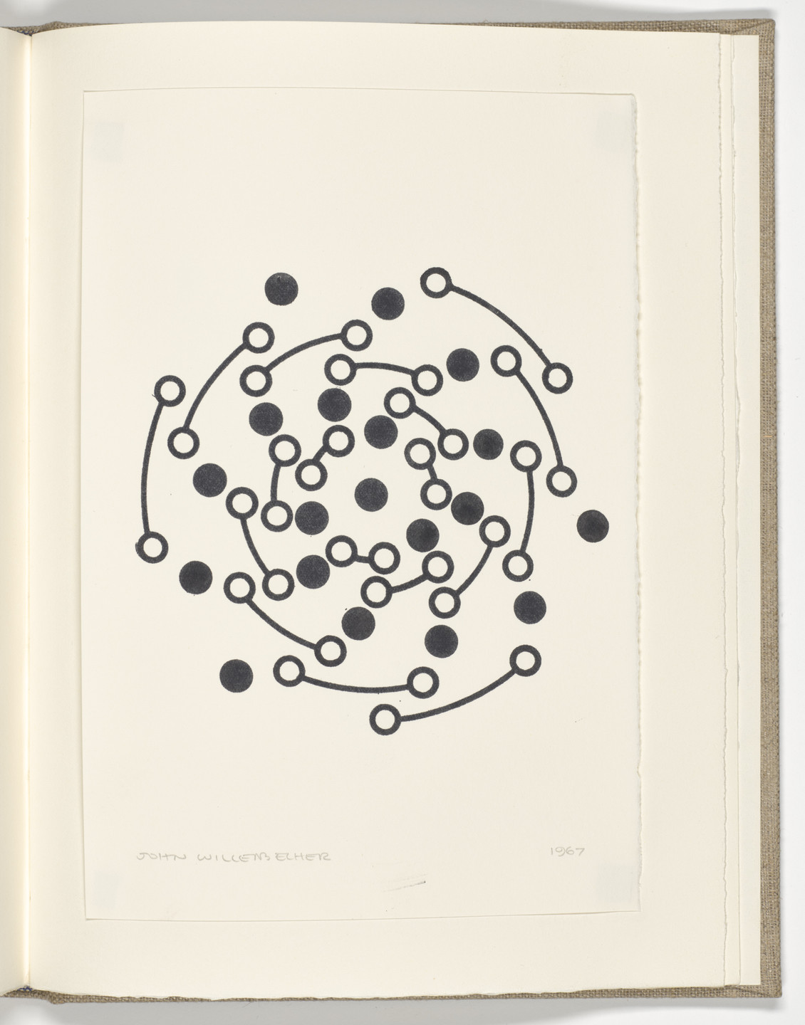 John Willenbecher. Plate 15 (folio 13) from Stamped Indelibly. 1967