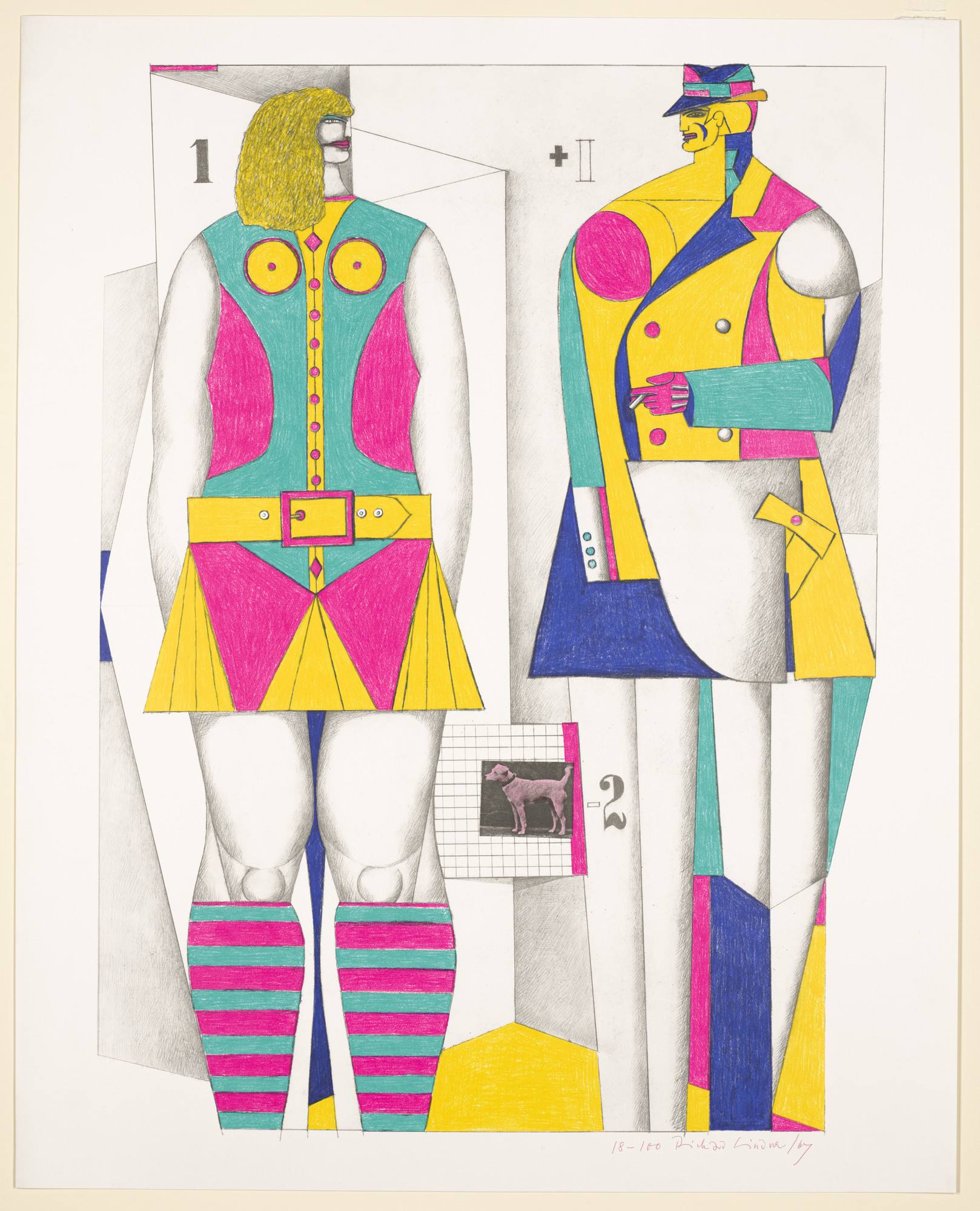 Richard Lindner. Untitled from Graphik USA