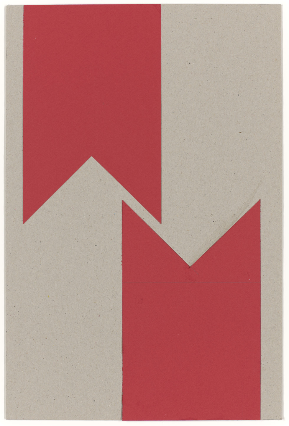 Vera Molnar. 2 Letter Ms (From the Cycle M As in Malevich) (2 Lettres M [du cycle M comme Malevich]). 1961