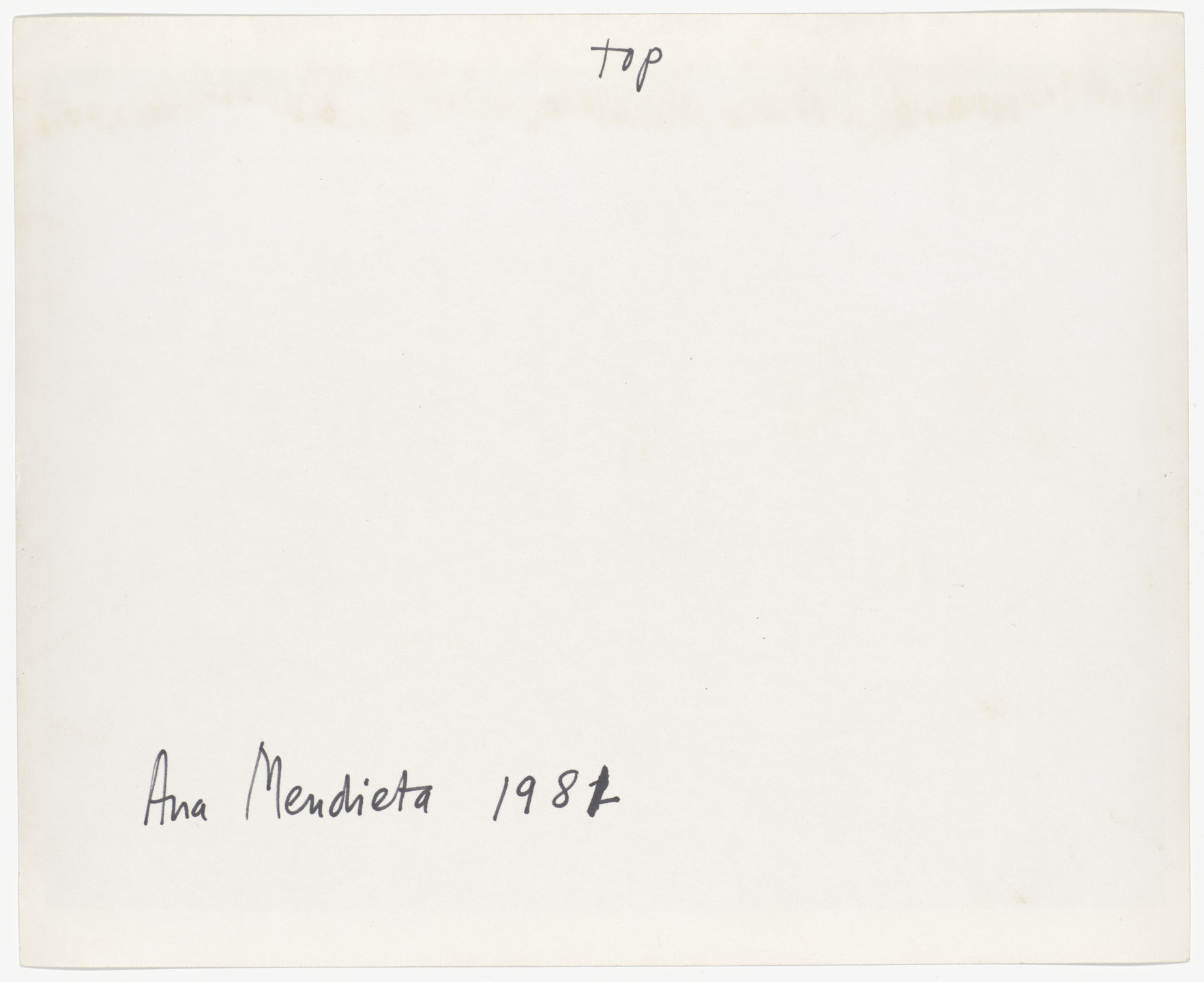 Ana Mendieta. Birth (Gunpowder Works). 1981