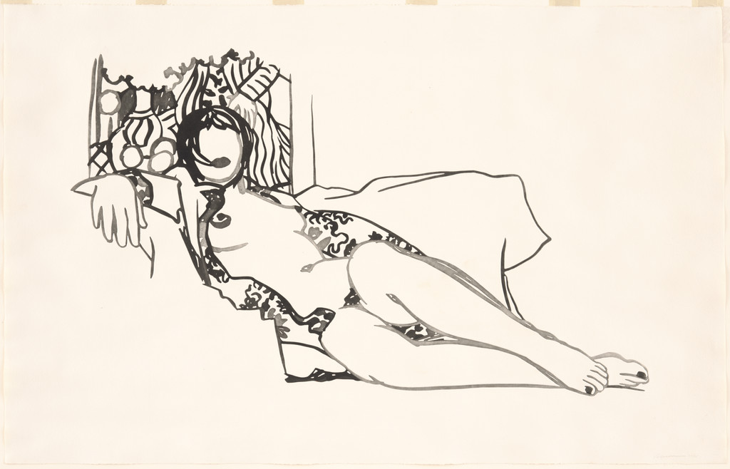 Monica Nude with Matisse